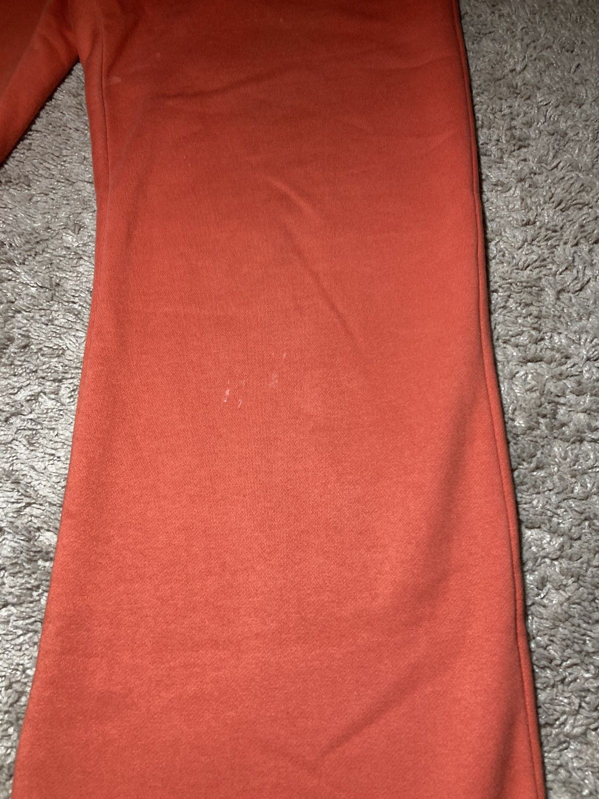 Martine Rose AW18 Martine Rose Wide Leg Orange Logo Script Sweats 2018 Size US 30 / EU 46 - 6 Thumbnail