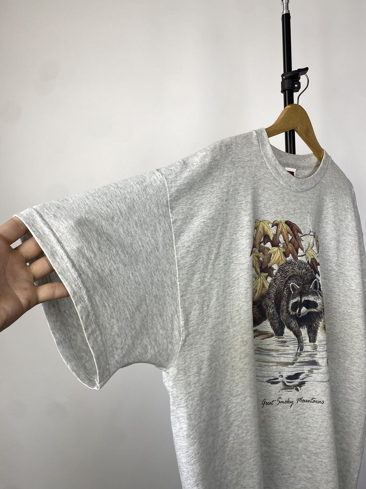 Habitat × Vintage Vintage 90s Vintage Habitat Great Smoky Mountains t shirt Size US XL / EU 56 / 4 - 7 Thumbnail