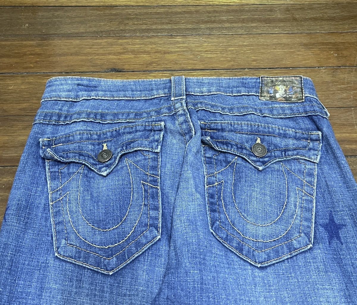 True Religion × Vintage Rare Vintage True Religion Made In Usa Flared Jeans 1990s Size US 31 - 4 Thumbnail