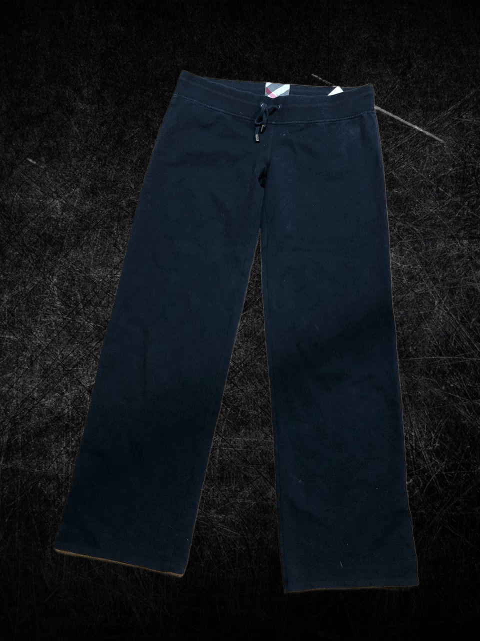 Burberry Burberry Black Sweatpants L Drawstring Activewear Pants Size 26" / US 2 / IT 38 - 1 Thumbnail