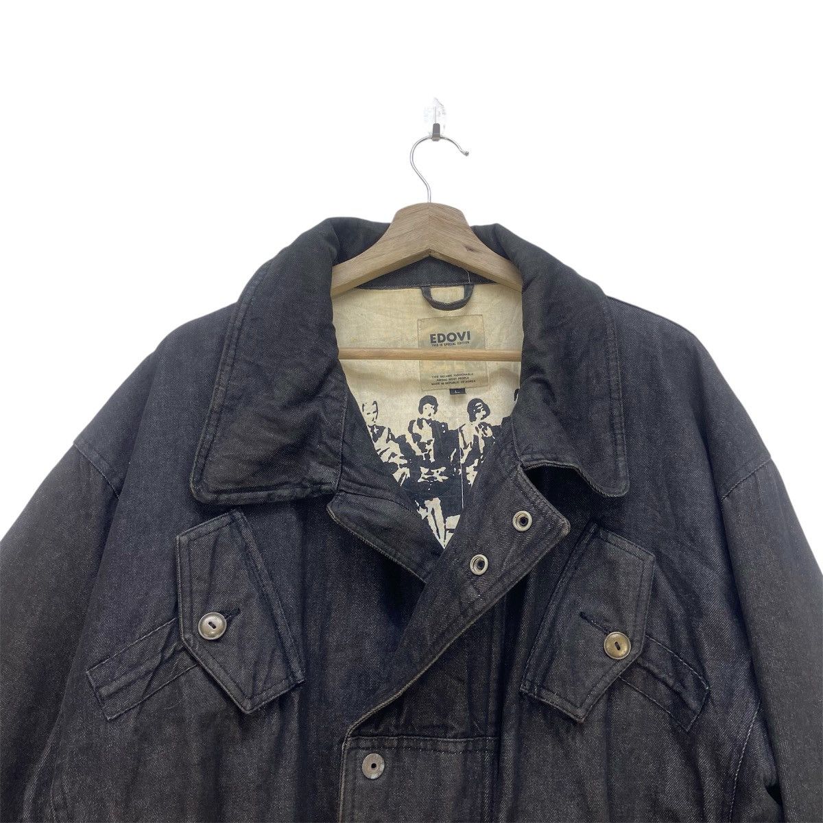 Designer × Japanese Brand Edovi Issey Miyake Inspire Oversize Denim Loose Bomber Style Size US M / EU 48-50 / 2 - 3 Thumbnail