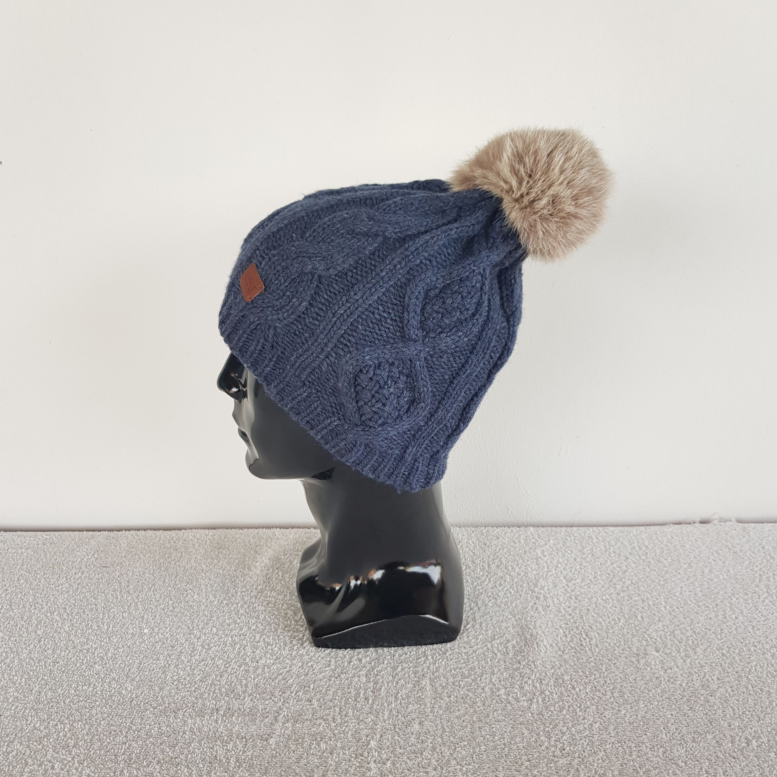 Aigle Vintage Japanese Beanie Fair Isle Ribbed Knit Snow Caps Hats Size ONE SIZE - 4 Thumbnail