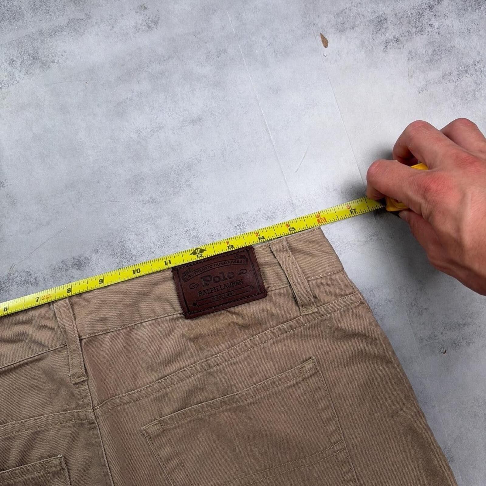 Polo Ralph Lauren Vintage Polo Ralph Lauren Grunge Baggy Skater Chino Shorts Size 30" / US 8 / IT 44 - 6 Thumbnail