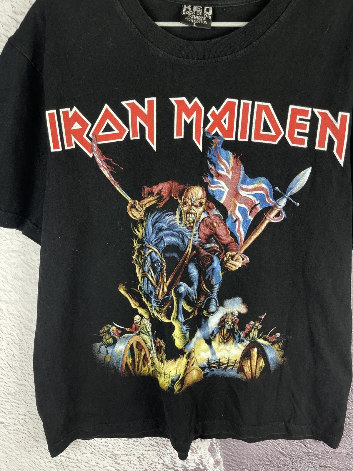 Band Tees Iron Maiden vintage y2k band tee shirt Great Britain Size US L / EU 52-54 / 3 - 5 Thumbnail