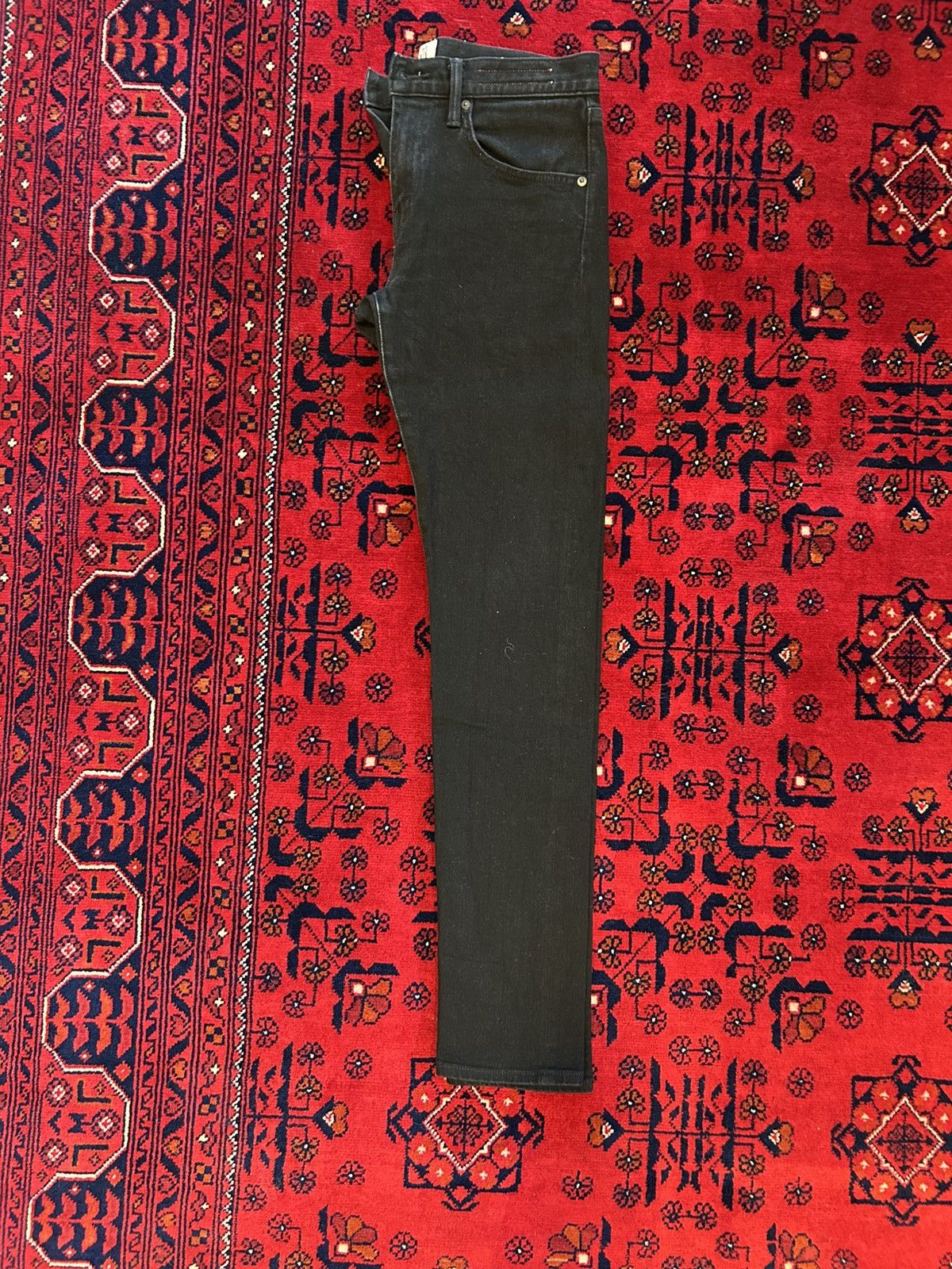 Hiroshi Kato ‘The Scissors’ slim taper selvedge jean in black Size US 29 - 5 Thumbnail