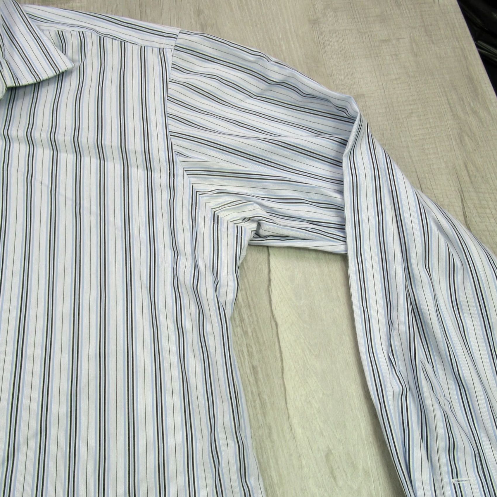Polo Ralph Lauren Polo Ralph Lauren Shirt Mens 17.5 Stripes Long Sleeve Button-Down Casual Shirt Size US XXL / EU 58 / 5 - 4 Thumbnail