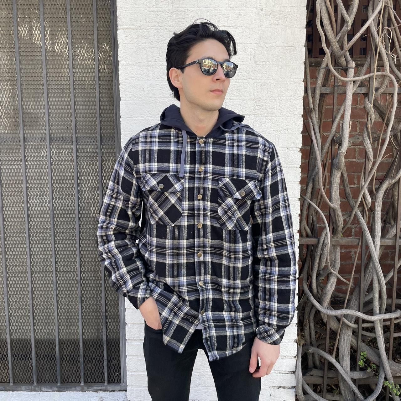 Abercrombie & Fitch × Wrangler × Zara Men’s legendary outfitters plaid button up jacket Sherpa Size US L / EU 52-54 / 3 - 1 Thumbnail