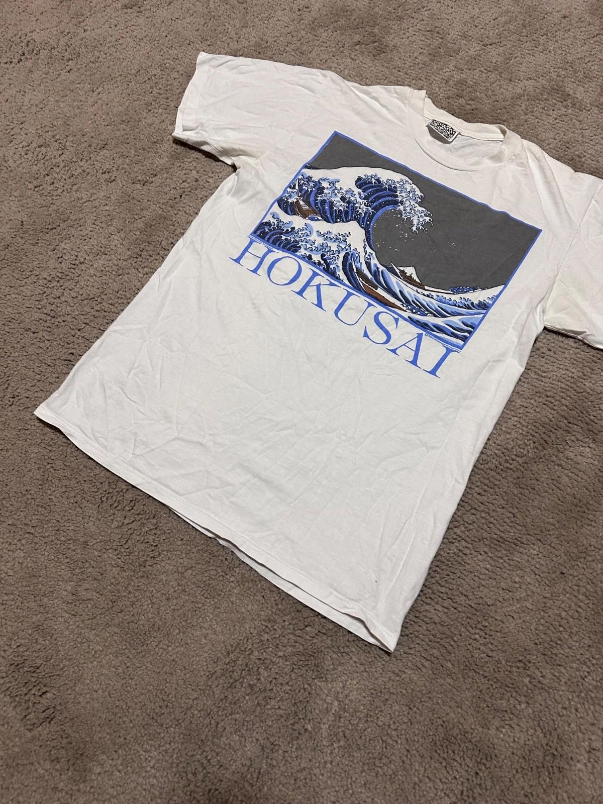 Other Vintage 1984 Hokusai Great Wave Off Kanagawa T Shirt Large Size US L / EU 52-54 / 3 - 2 Thumbnail