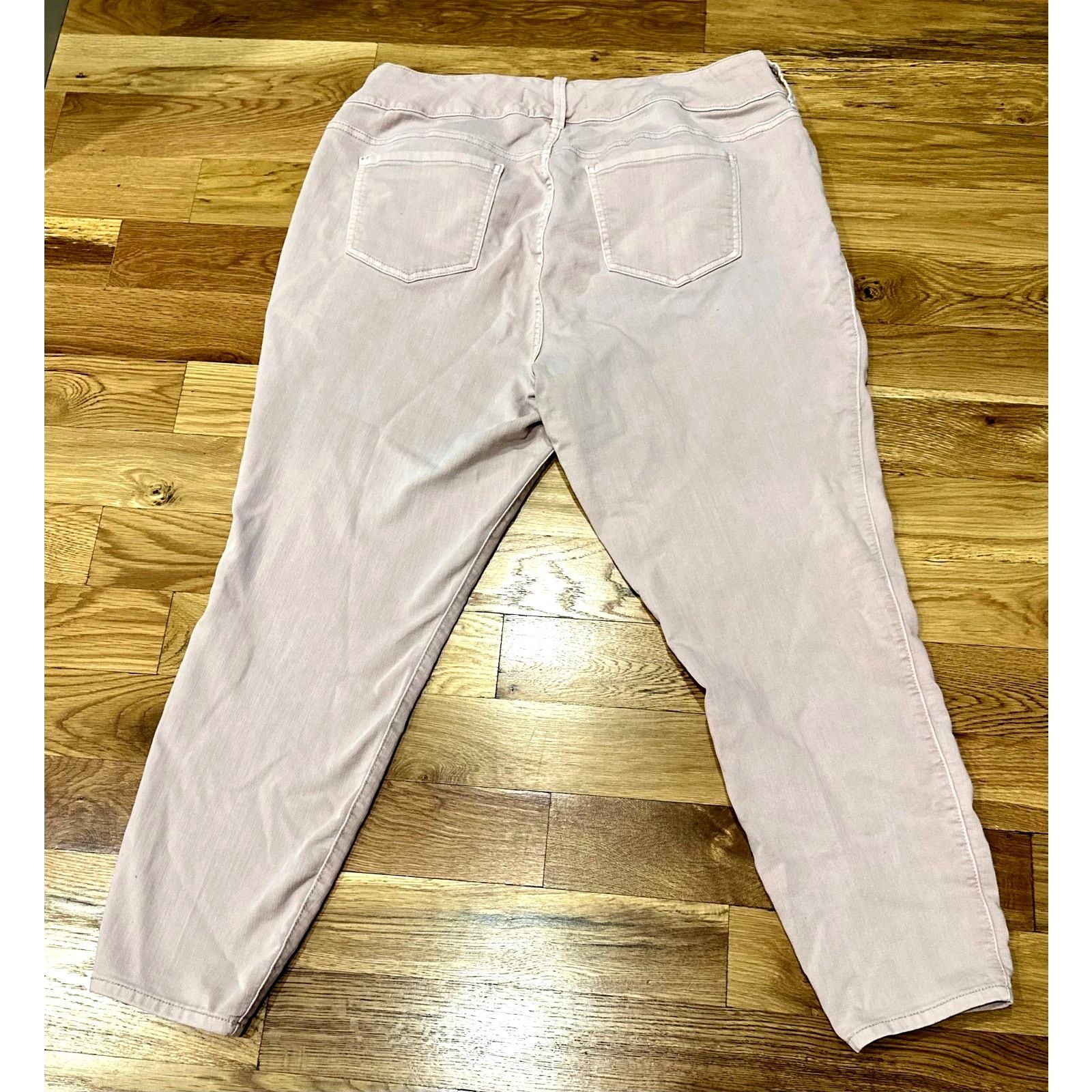 Other Torrid Womens Plus Slim Leg Stretch Designer Jeans Pink 20R Size 42" / US 20 - 7 Thumbnail