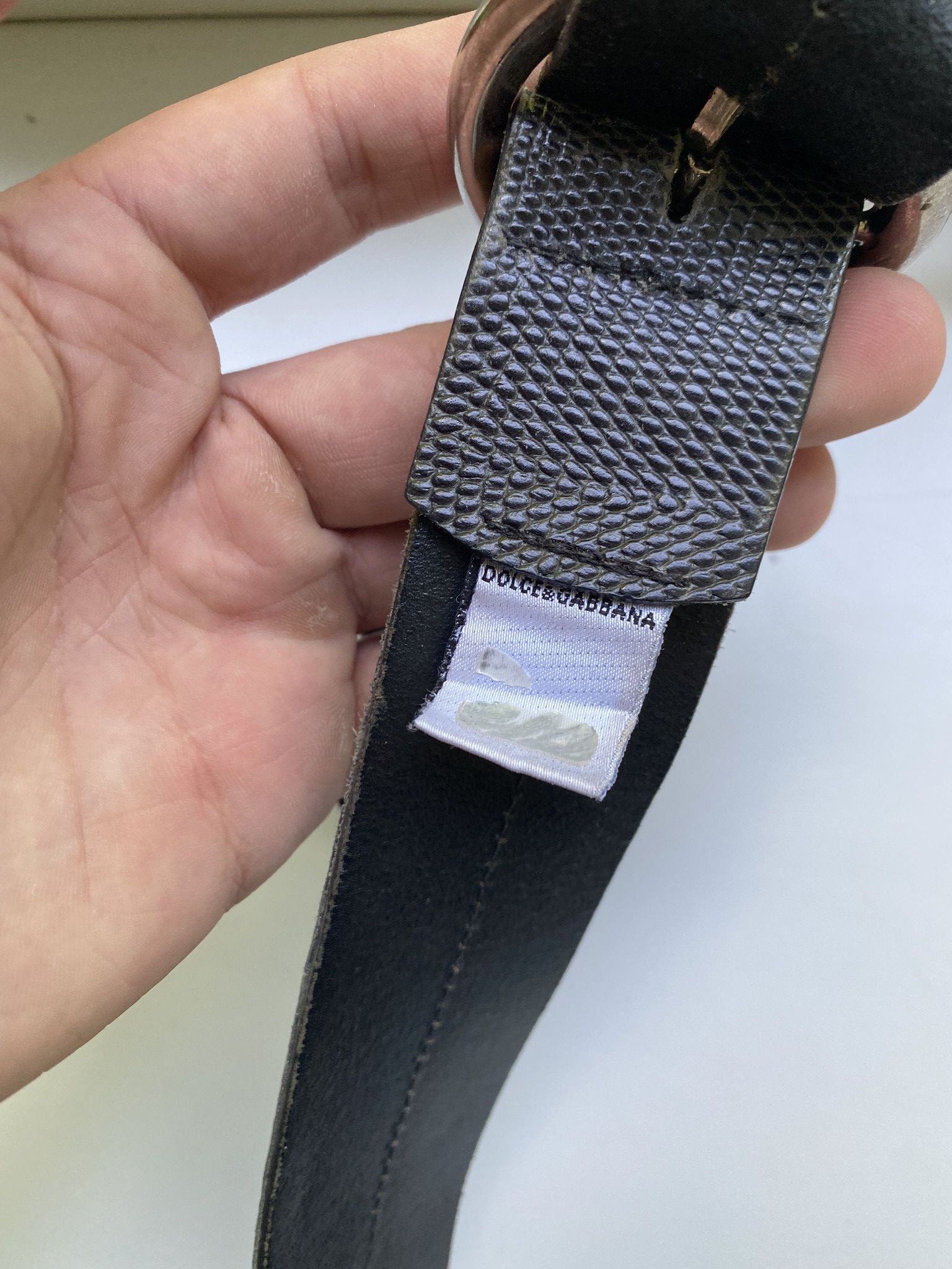 Designer × Dolce & Gabbana D&G Dolce & Gabbana Leather Belt Size ONE SIZE - 4 Thumbnail