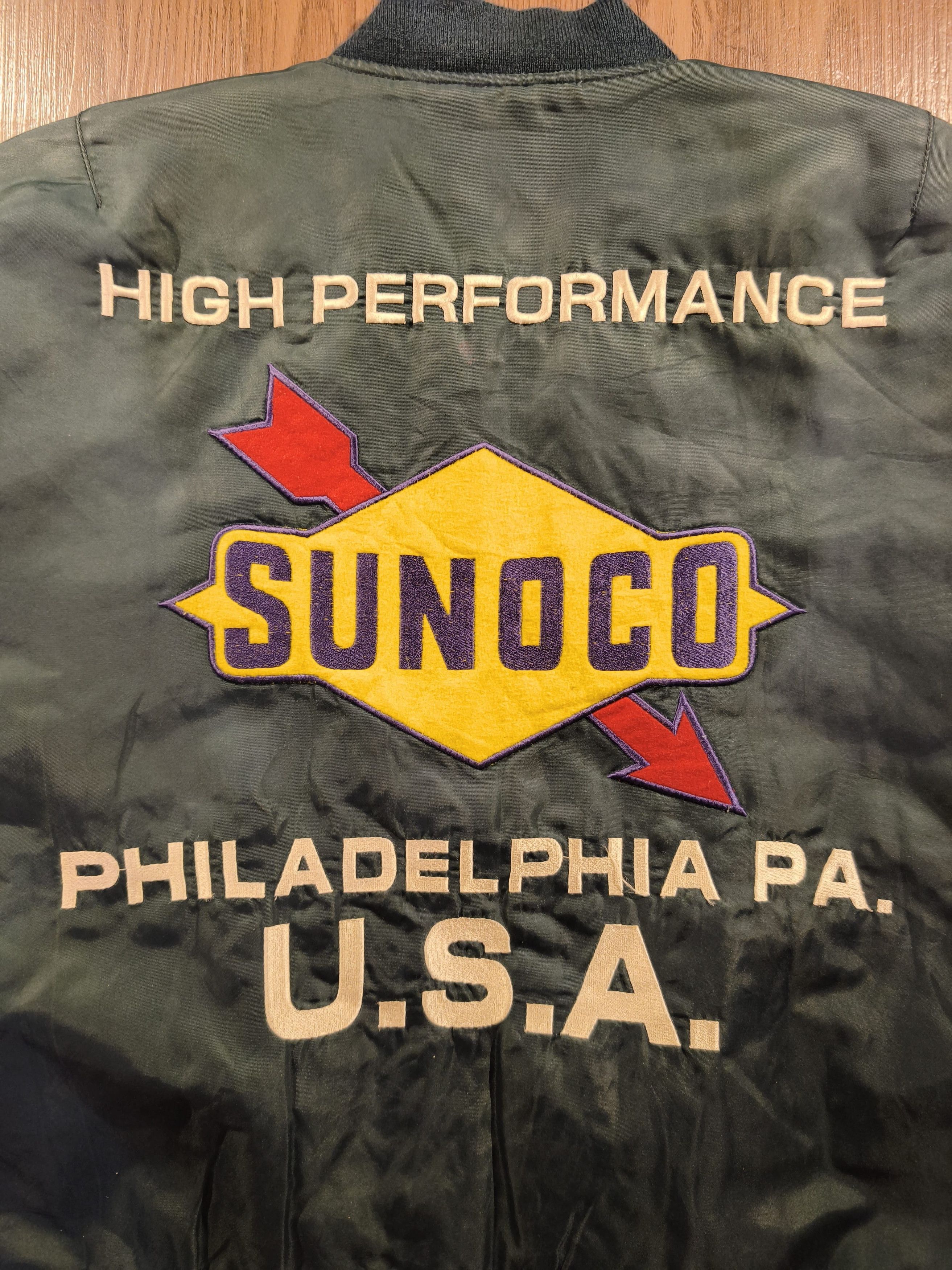 Other Sunoco Bomber Jacket Size US XL / EU 56 / 4 - 2 Thumbnail