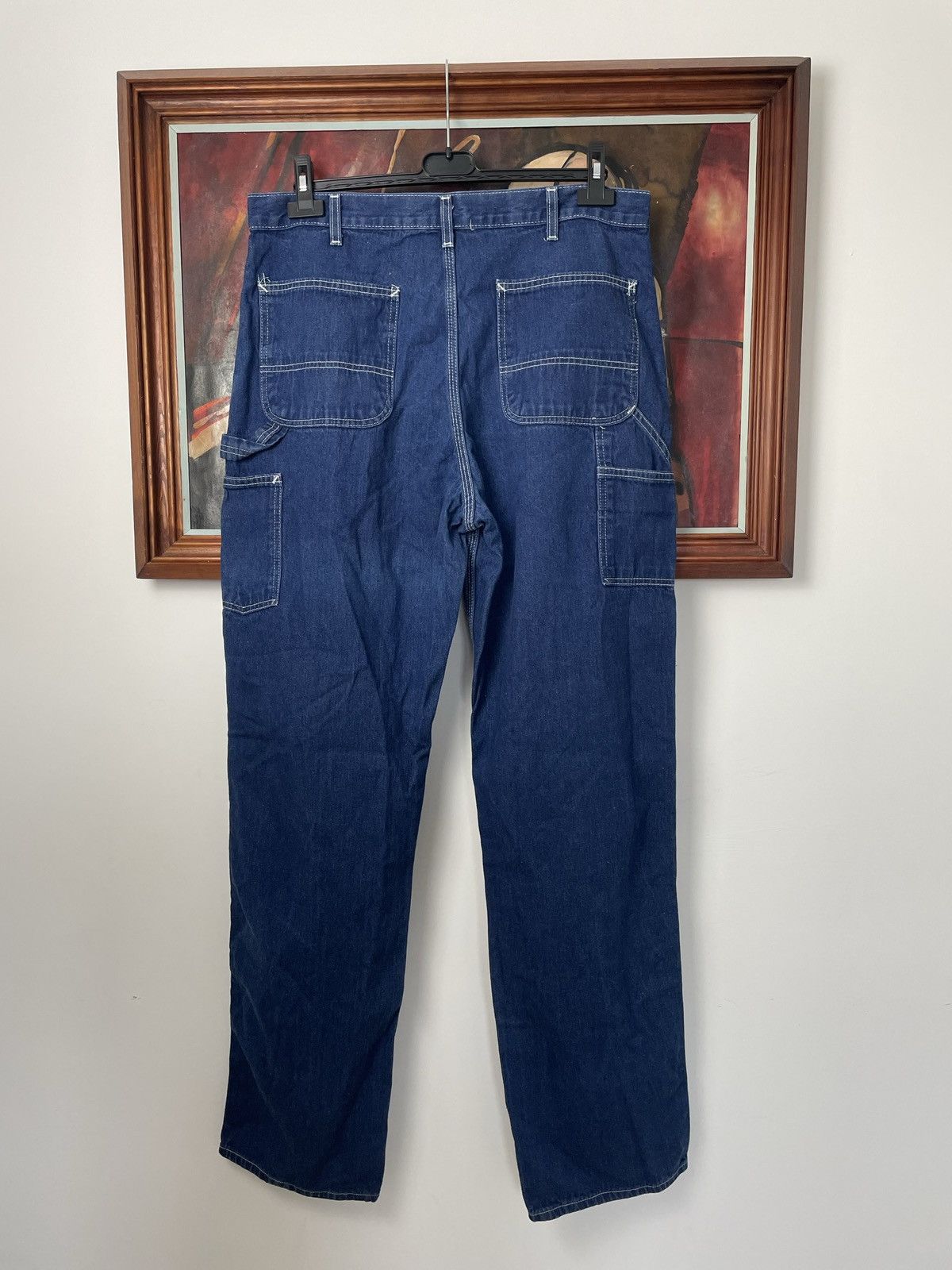 Carhartt Vintage 90s Carhartt Single Knee Basic Rare Work Pant Denim Size US 36 / EU 52 - 2 Thumbnail