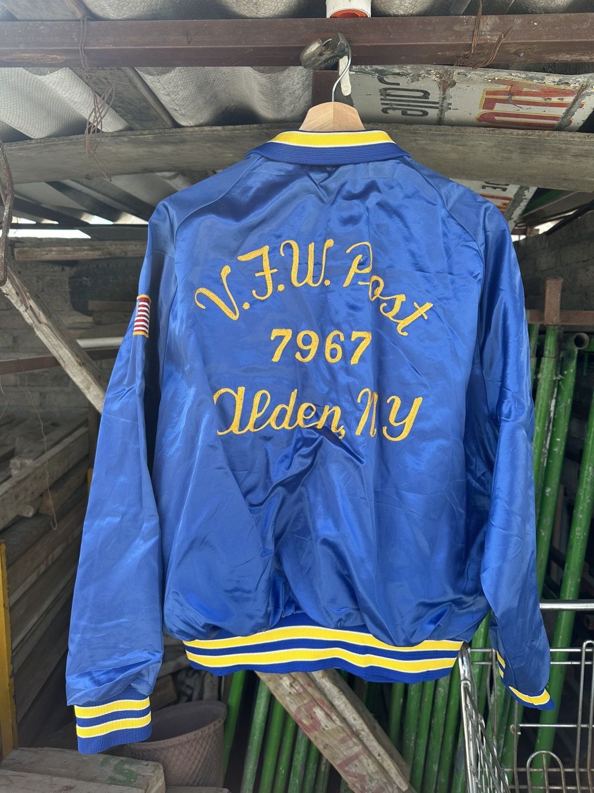 Vintage Vintage Jacket Veterans Of Reign Wars 70s Size US L / EU 52-54 / 3 - 2 Thumbnail