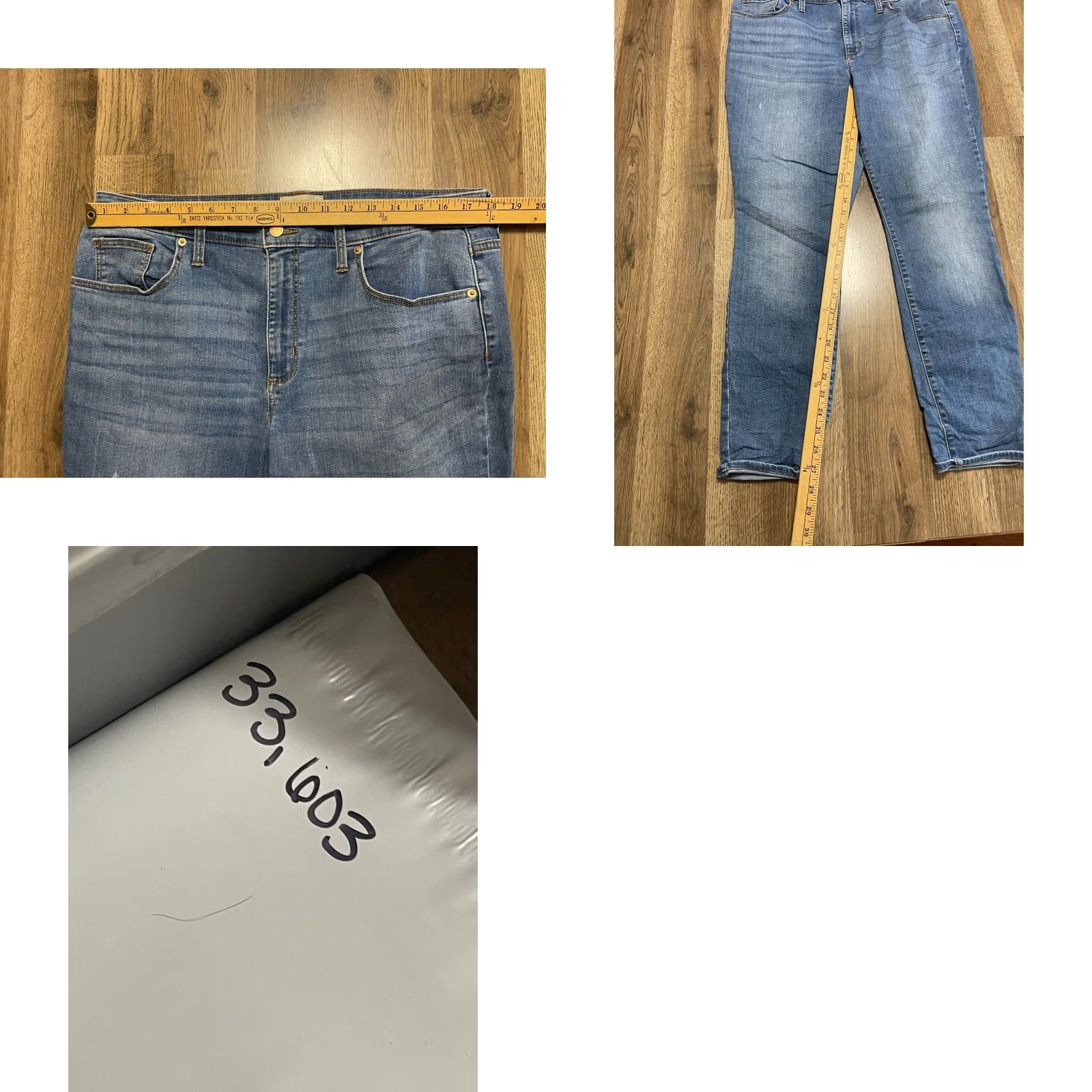 Vintage Universal Thread Jeans Women's Size 16/33R Blue Denim High Rise Skinny Size 38" / US 16 / IT 52 - 8 Thumbnail