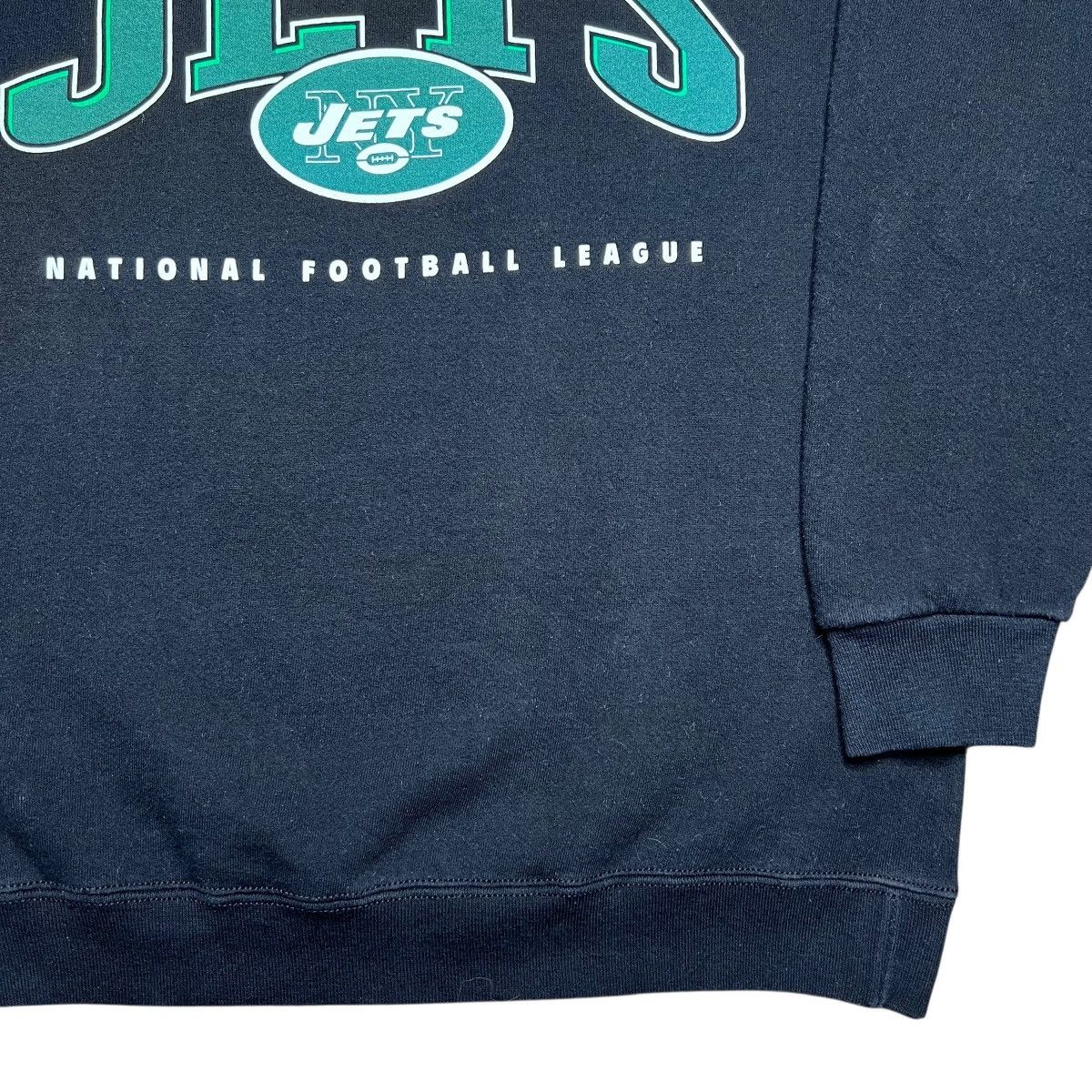 Pro Player 1990s NFL New York Jets Pro Player Spell Out 3D Sweatshirt Size US L / EU 52-54 / 3 - 15 Thumbnail