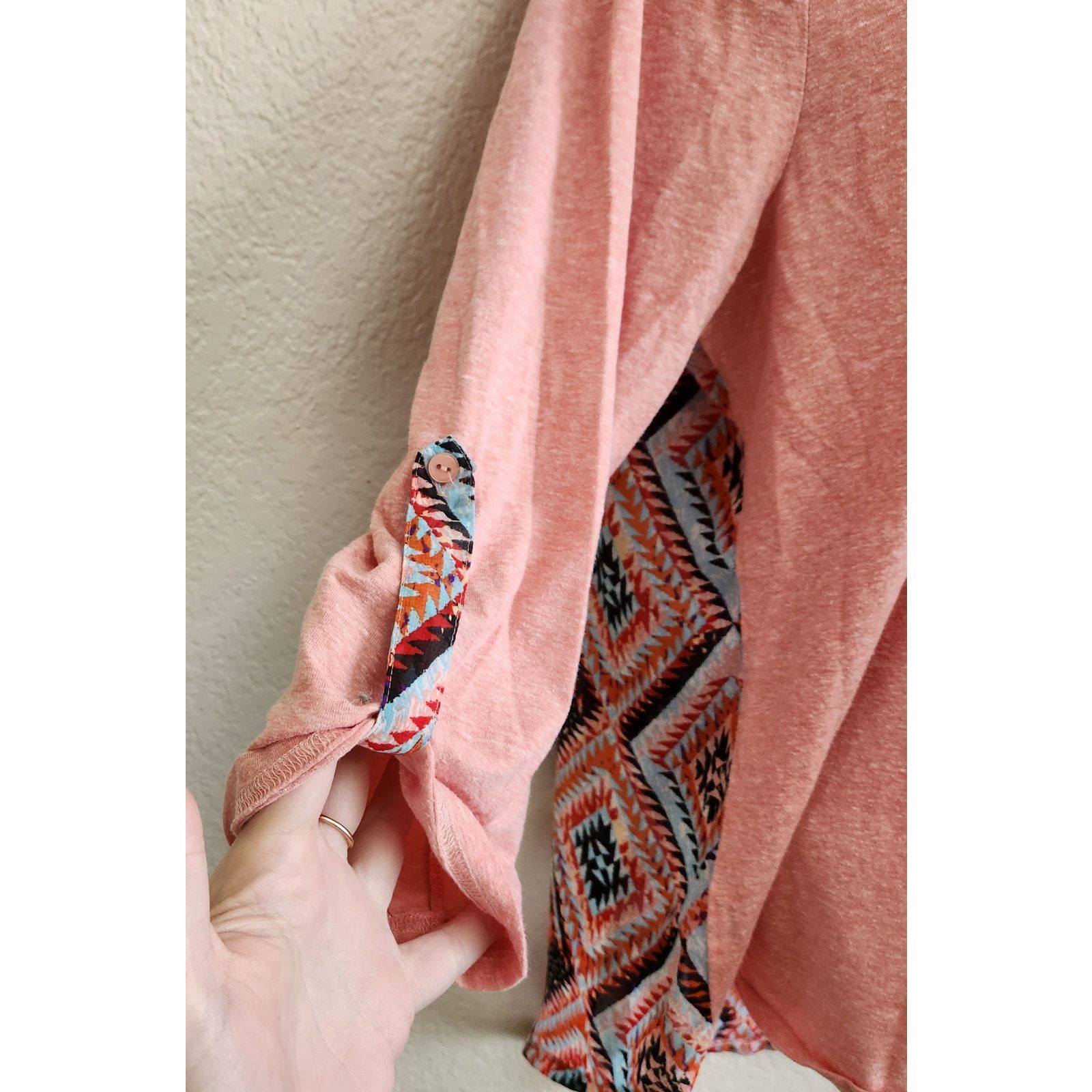 Other Liberty Love Orange Heathered Hi Low Hem Top 1XL Lightweight Size XXL / US 16-18 / IT 52-54 - 2 Thumbnail
