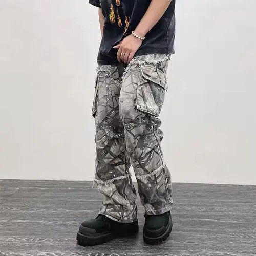 Other Camouflage Jeans Cargo Pants Size US 36 / EU 52 - 4 Thumbnail