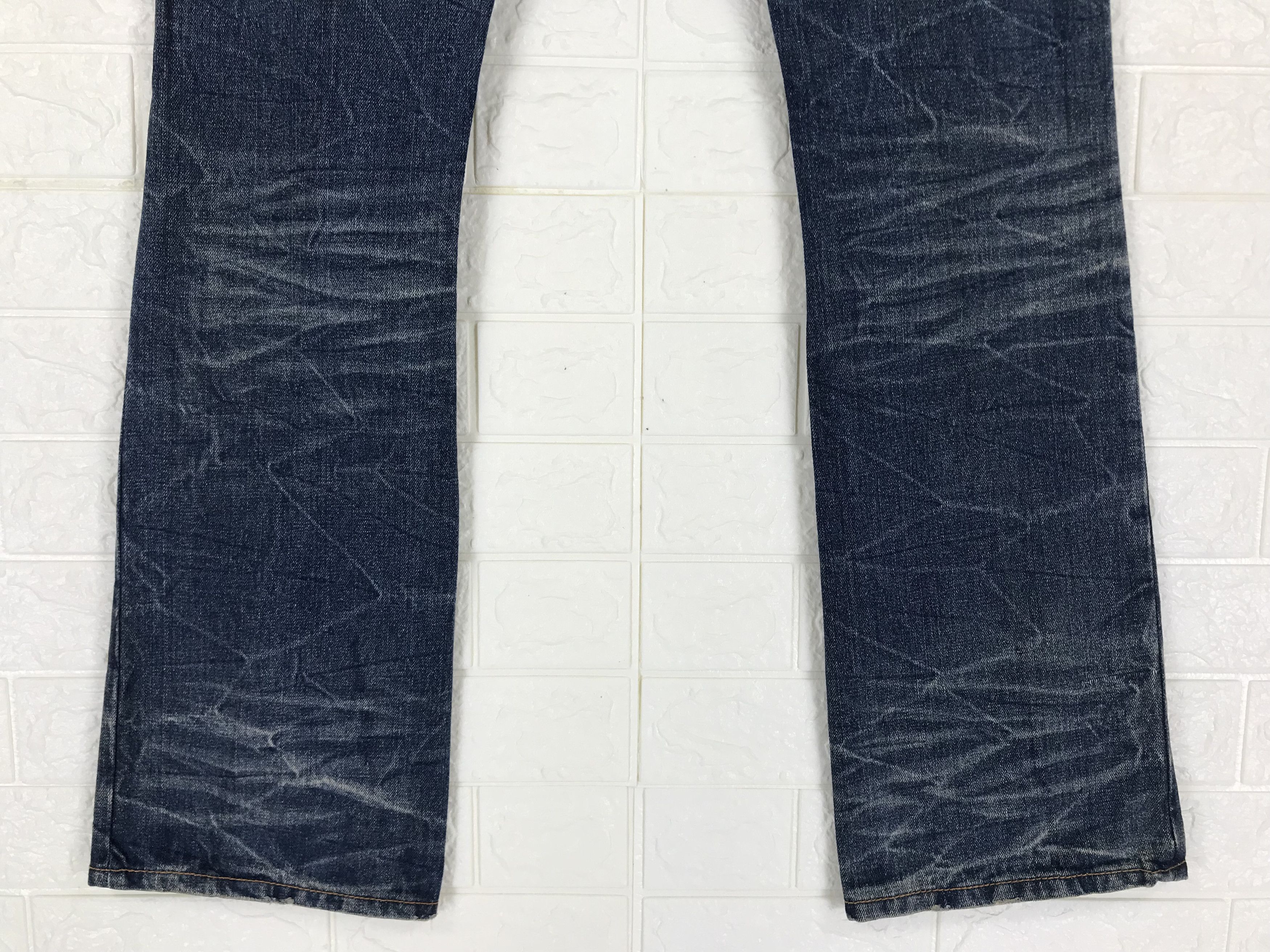JACKROSE Vintage Jack Rose Leather Buckle Back Flare Jeans Size US 31 - 4 Thumbnail