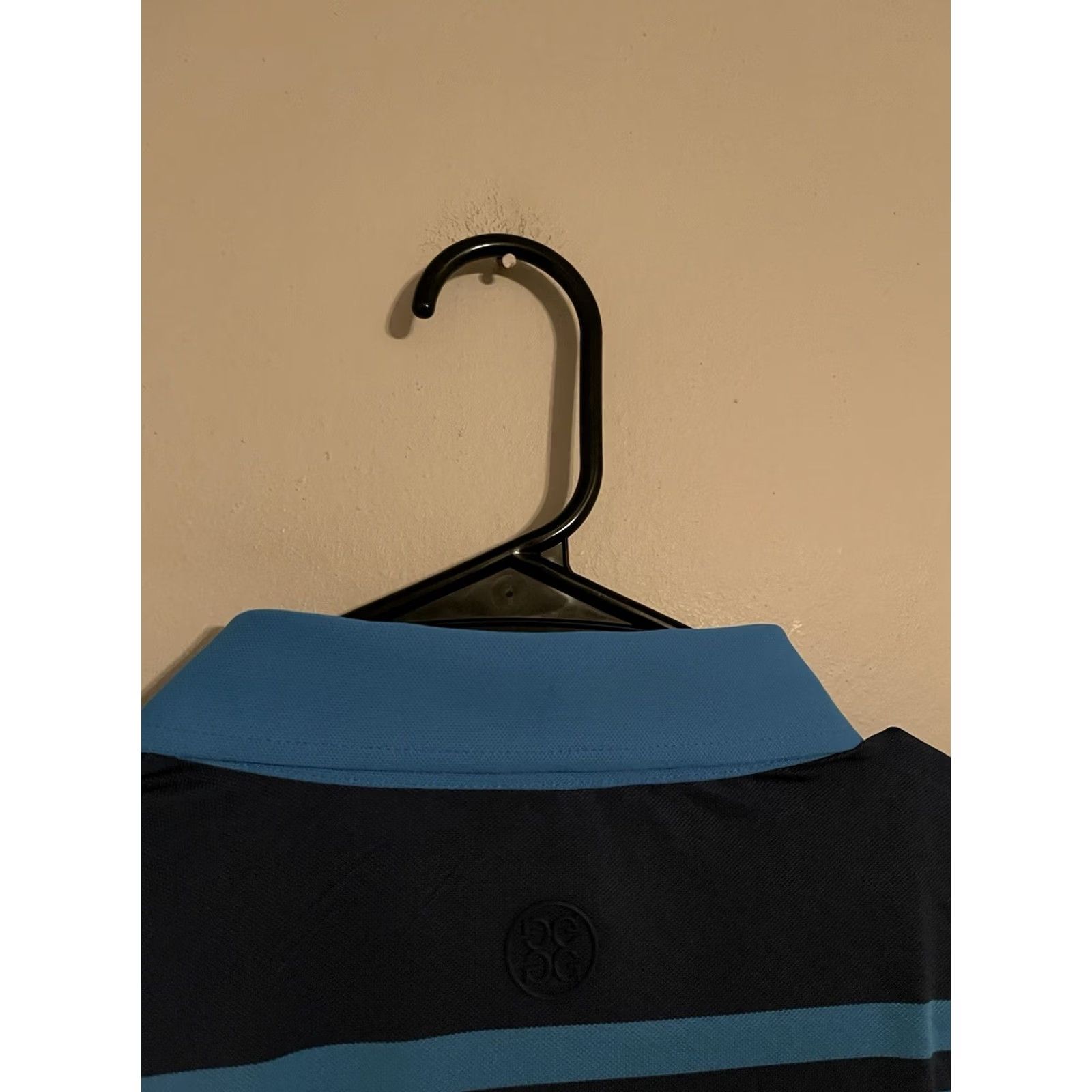 G/FORE G/FORE Golf Polo Shirt Men's Large Blue Offset Stripe Blueprint New! Size US L / EU 52-54 / 3 - 6 Thumbnail