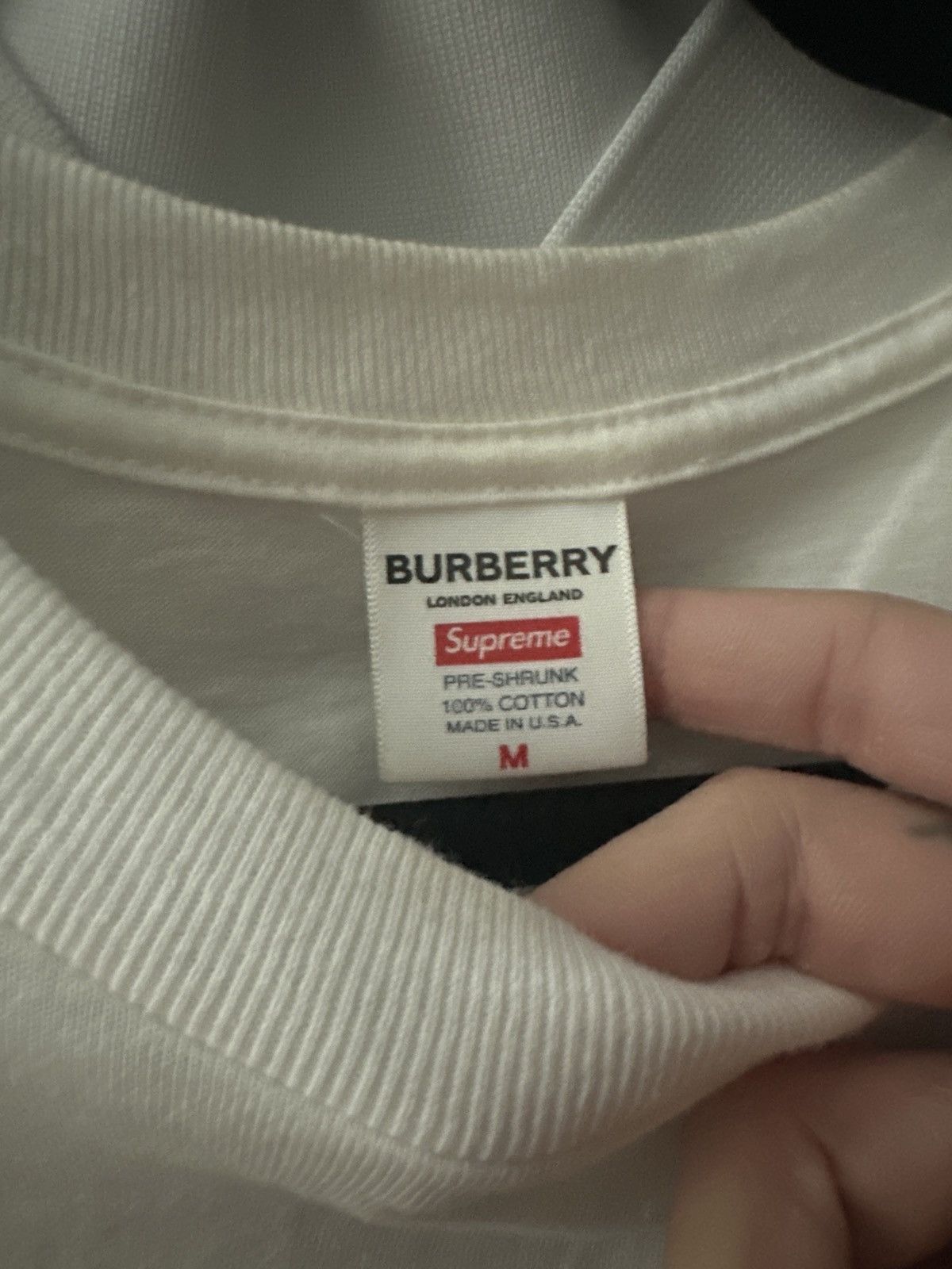 Supreme Supreme Burberry box logo Size US M / EU 48-50 / 2 - 4 Thumbnail