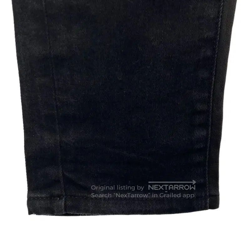 Givenchy Givenchy Black Embroidered High-Waist Denim Pants . Size 22" - 4 Thumbnail