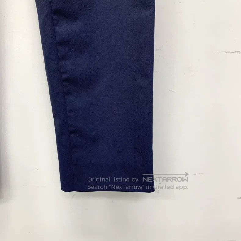Maison Margiela Maison Margiela Dark blue sheep wool drawstring casual tro Size US 30 / EU 46 - 5 Thumbnail