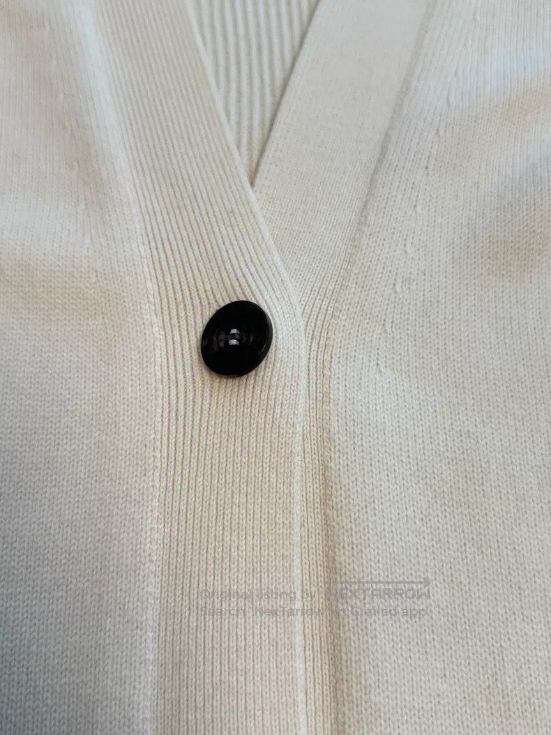 Hermes Hermes Off-white long cardigan Size XS / US 0-2 / IT 36-38 - 3 Thumbnail