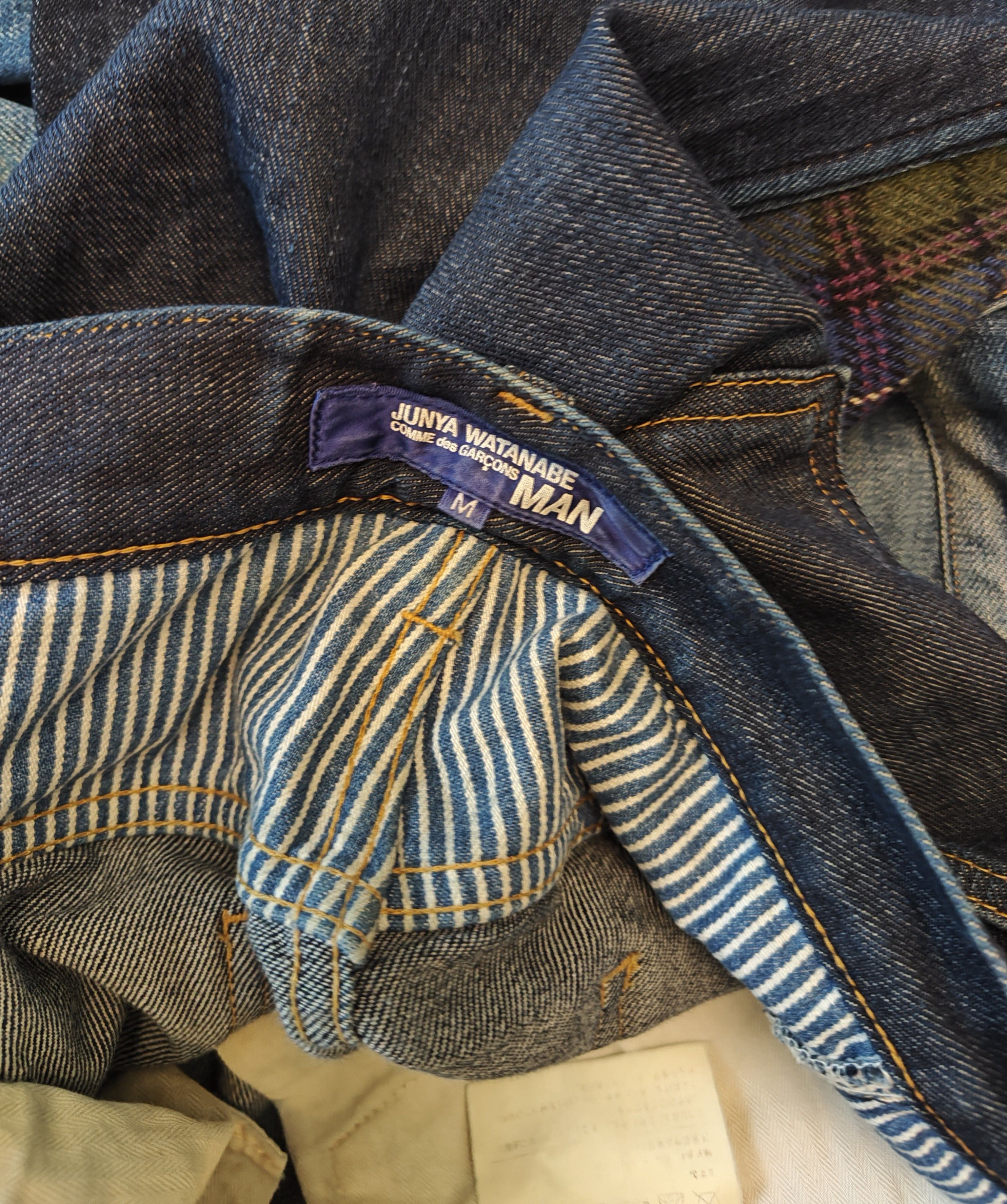 Comme des Garcons Deconstructed patchwork denim.Like Miharayasuhiro or Sacai Size US 32 / EU 48 - 5 Thumbnail