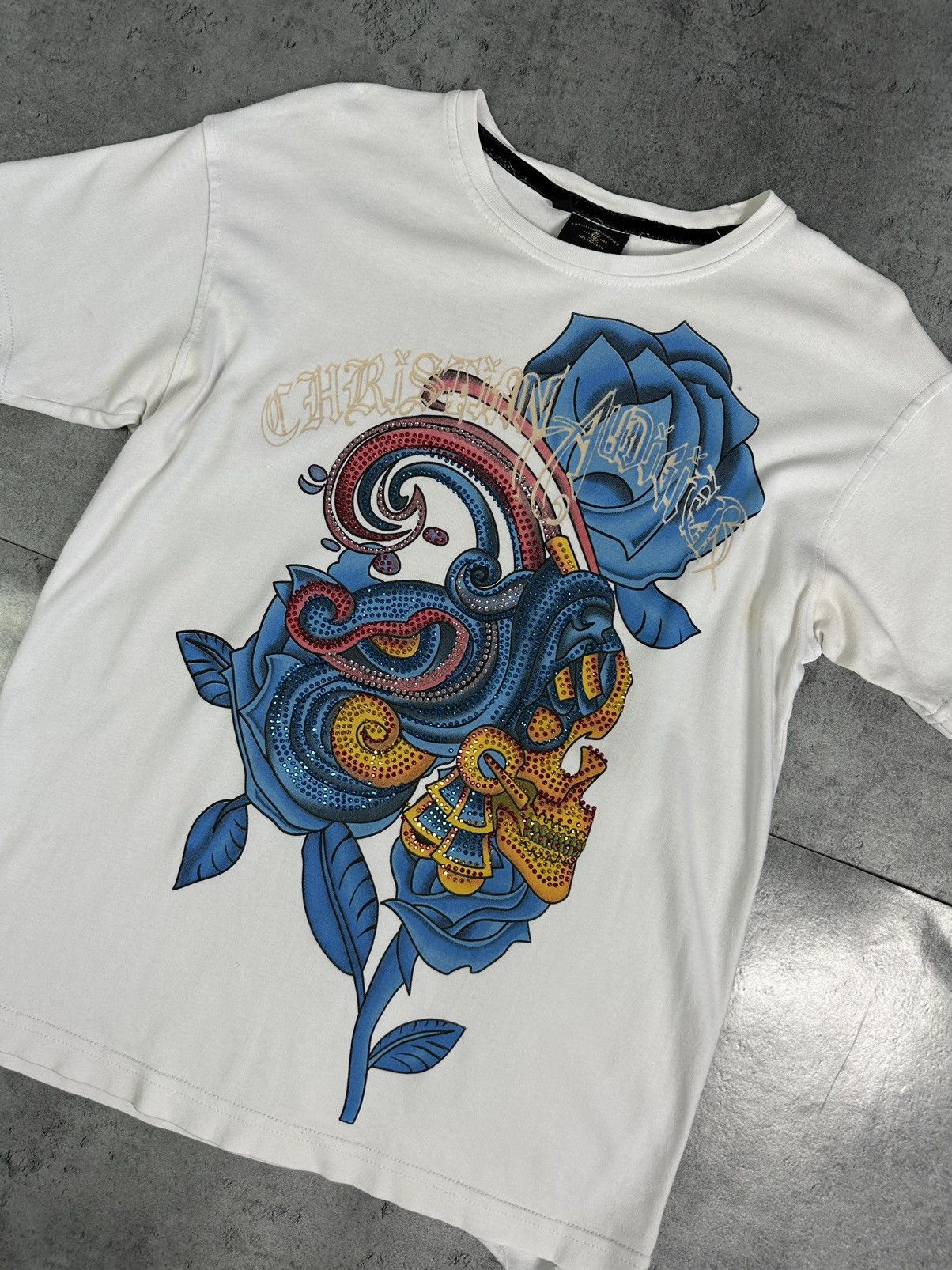Christian Audigier Christian Audigier T-shirt Y2K swag tattoo Size M / US 6-8 / IT 42-44 - 3 Thumbnail