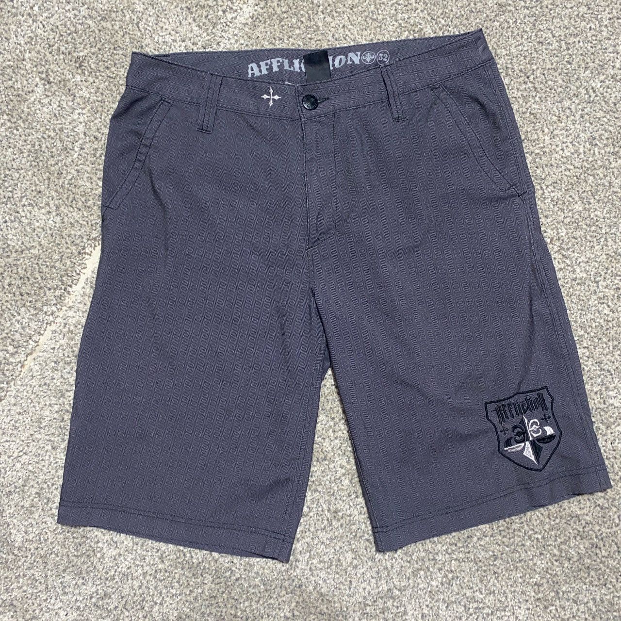 Affliction Dark grey affliction shorts Size US 32 / EU 48 - 1 Thumbnail