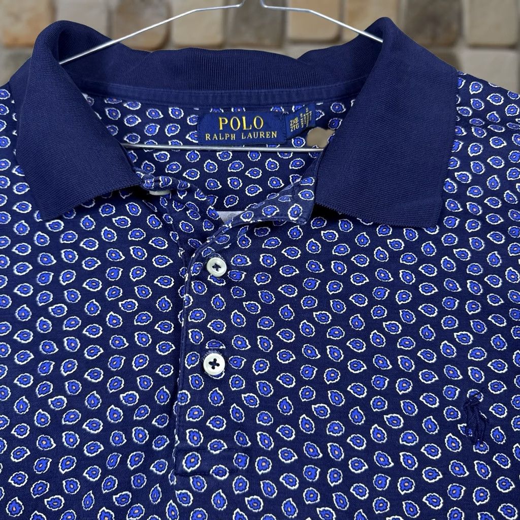Polo Ralph Lauren Polo Ralph Lauren Shirt Mens 2XB Big Polo Geometric Floral All Over Print Preppy Size US XXL / EU 58 / 5 - 1 Thumbnail