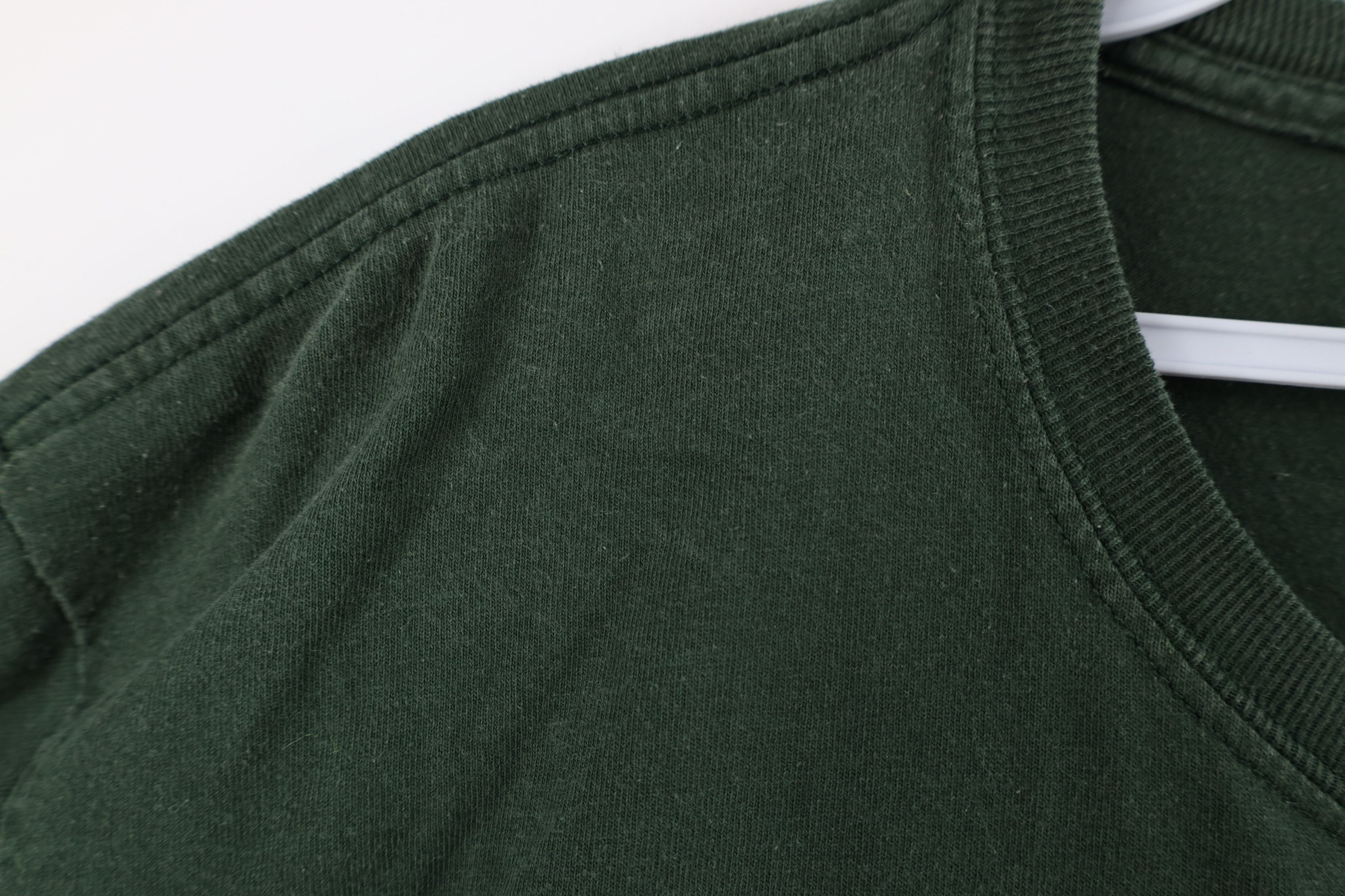 Vintage Vintage 90s Streetwear Cotton Long Sleeve T-Shirt Green Size US L / EU 52-54 / 3 - 5 Thumbnail