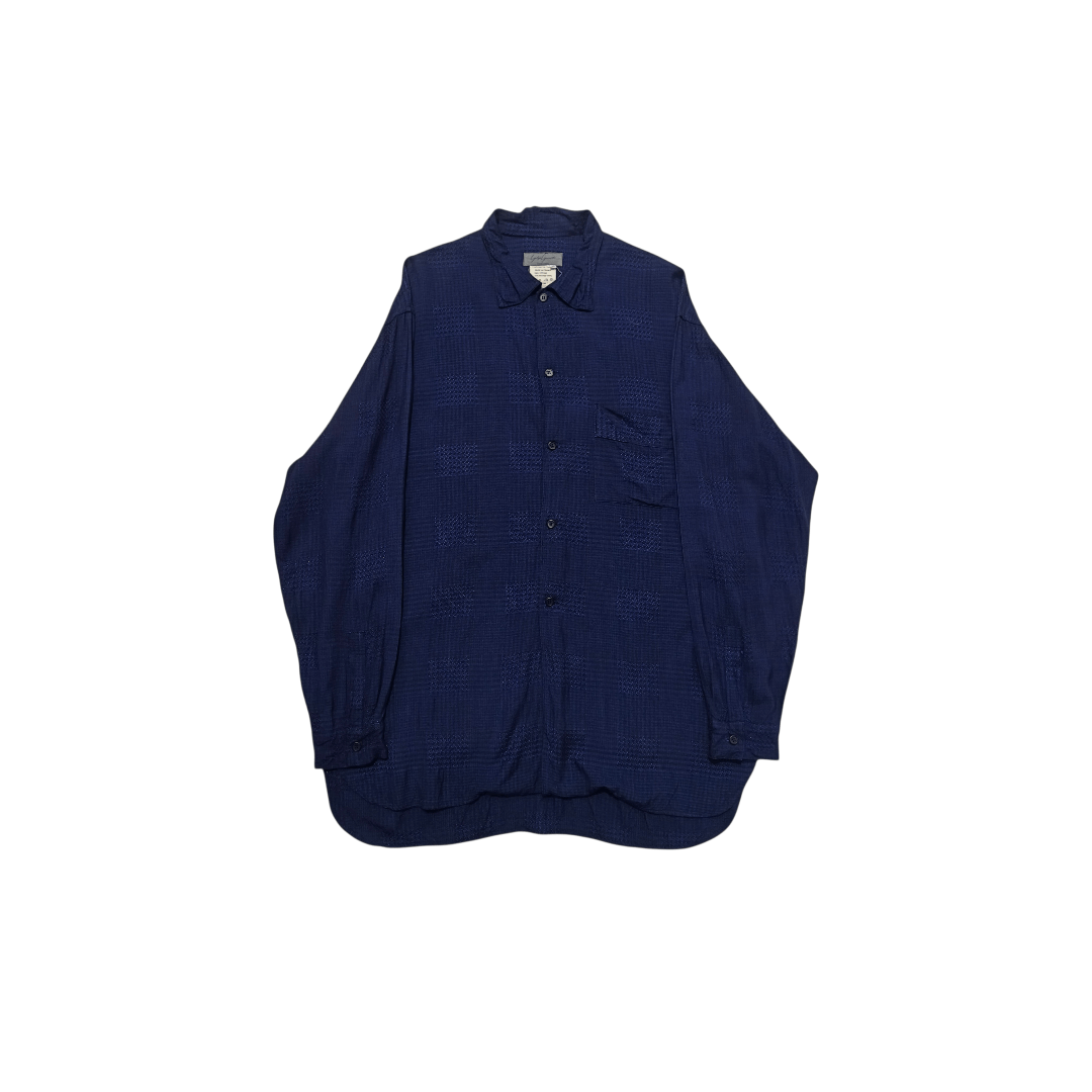 Yohji Yamamoto Vintage 90s Yohji Yamamoto Pour Homme Viscose Rayon Shirt Size US M / EU 48-50 / 2 - 1 Thumbnail