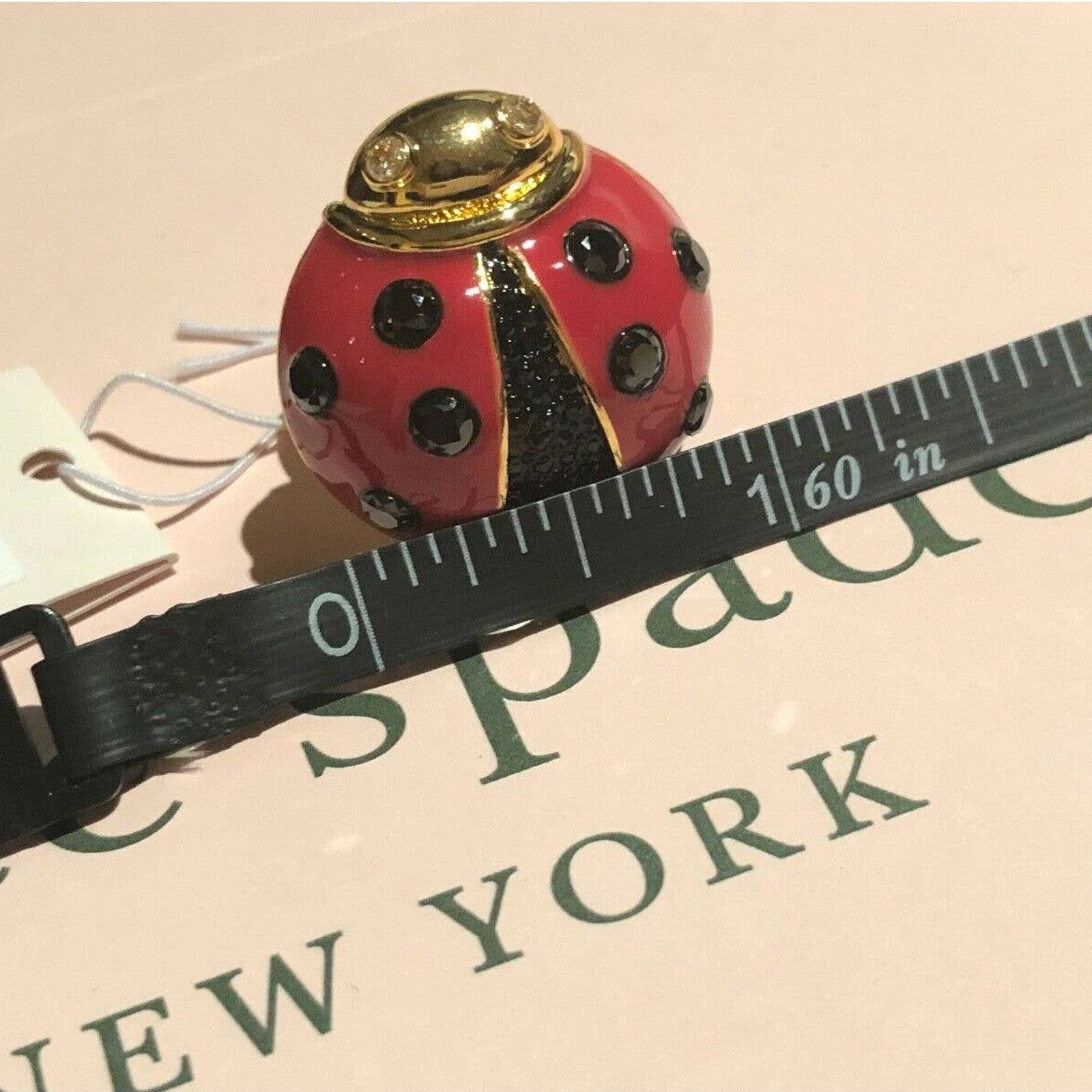 Kate Spade Kate Spade Ladybug Ring Gold Tone Size 6 Size ONE SIZE - 8 Thumbnail