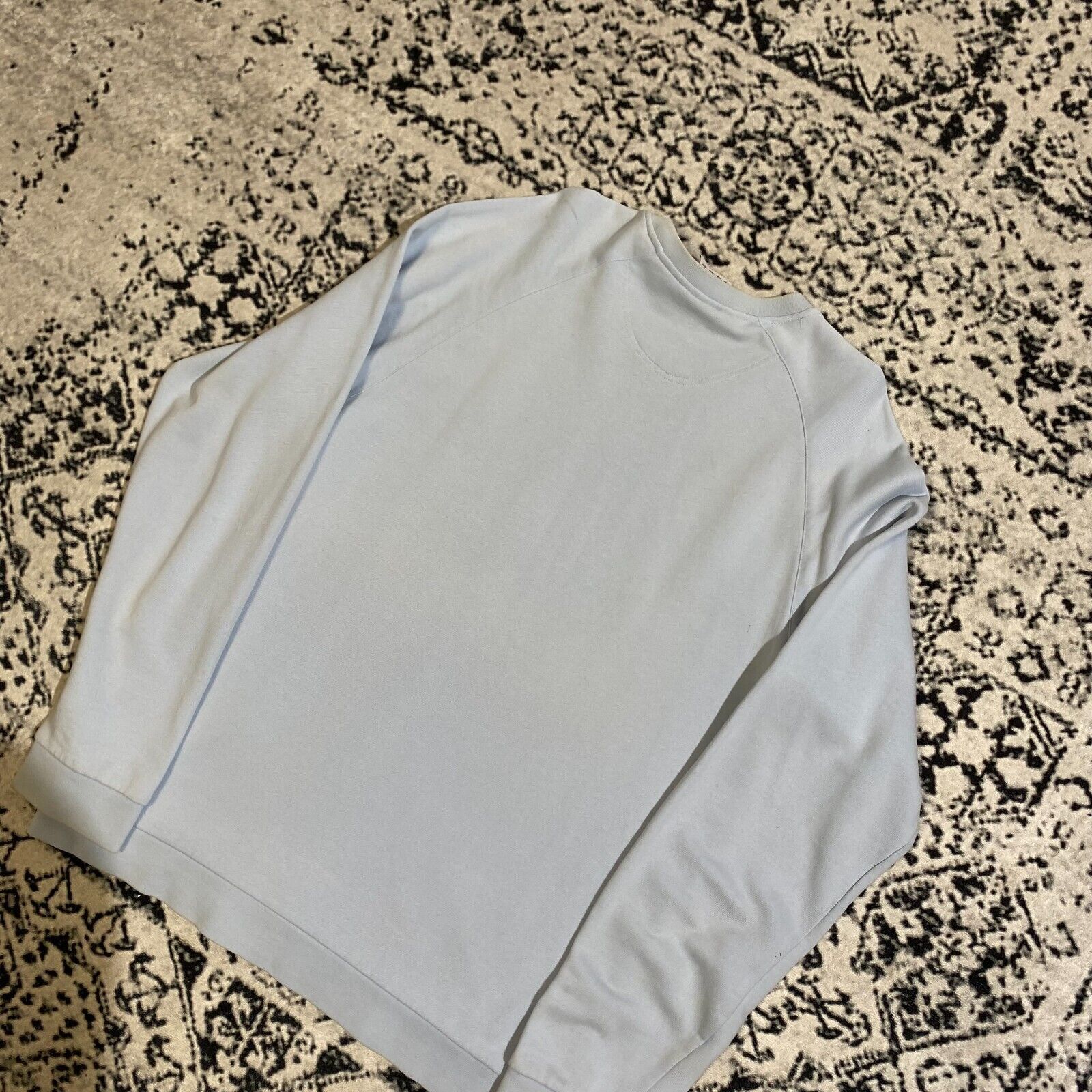 Adidas × Vintage Adidas Baby Blue Cotton Crewneck Size L 90s Faded Washed Size US L / EU 52-54 / 3 - 11 Thumbnail