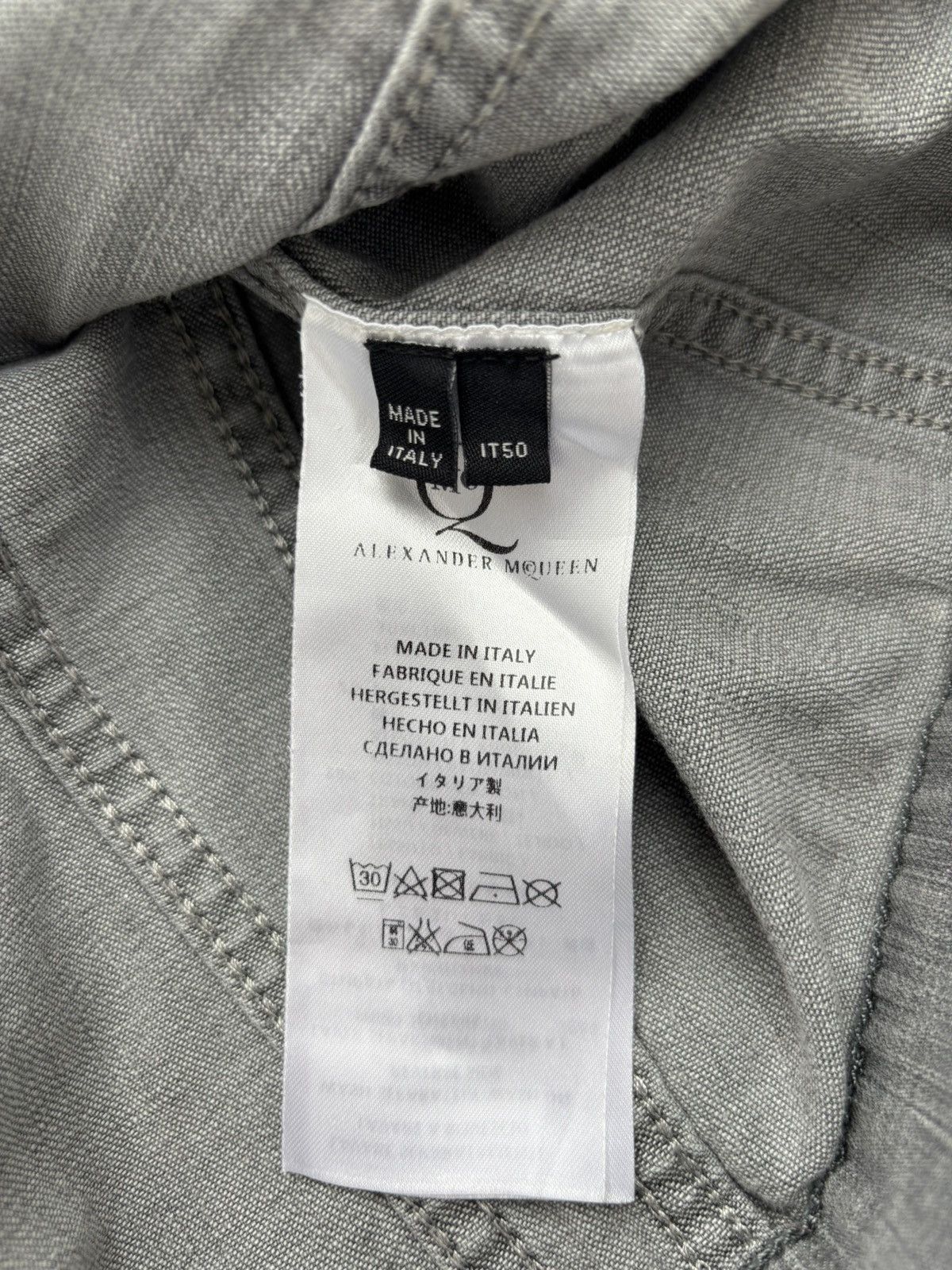 Alexander McQueen SS14 Painted Trucker Denim Jacket Size US M / EU 48-50 / 2 - 7 Thumbnail
