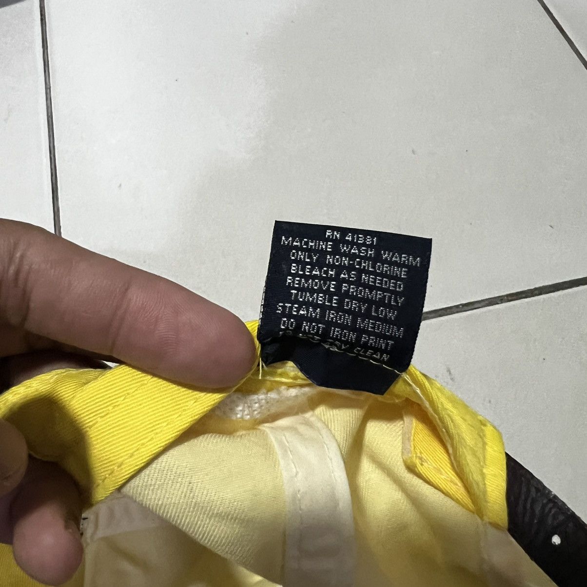 Polo Ralph Lauren Polo Ralph Lauren Yellow Cotton Baseball Hat osfm Size ONE SIZE - 6 Thumbnail