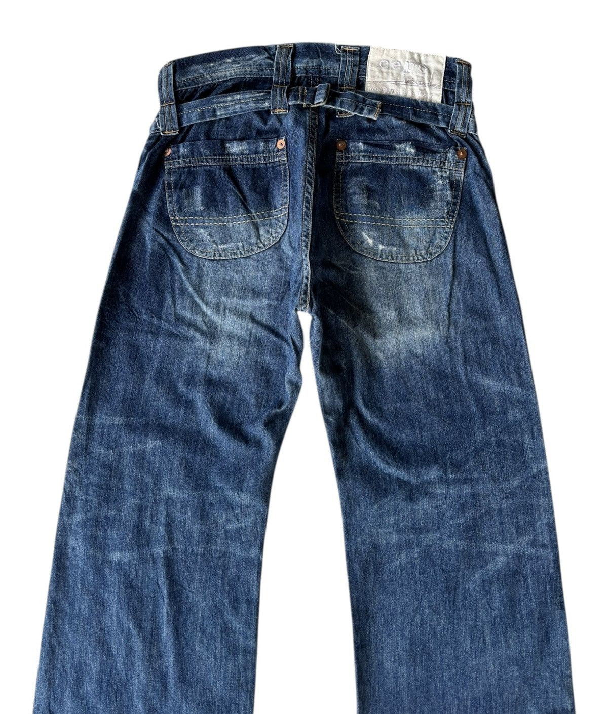 45rpm × Japanese Brand × Kapital Vintage Japanese Baggy Jeans 45rpm Style Cepo Work&Military Size US 30 / EU 46 - 4 Thumbnail
