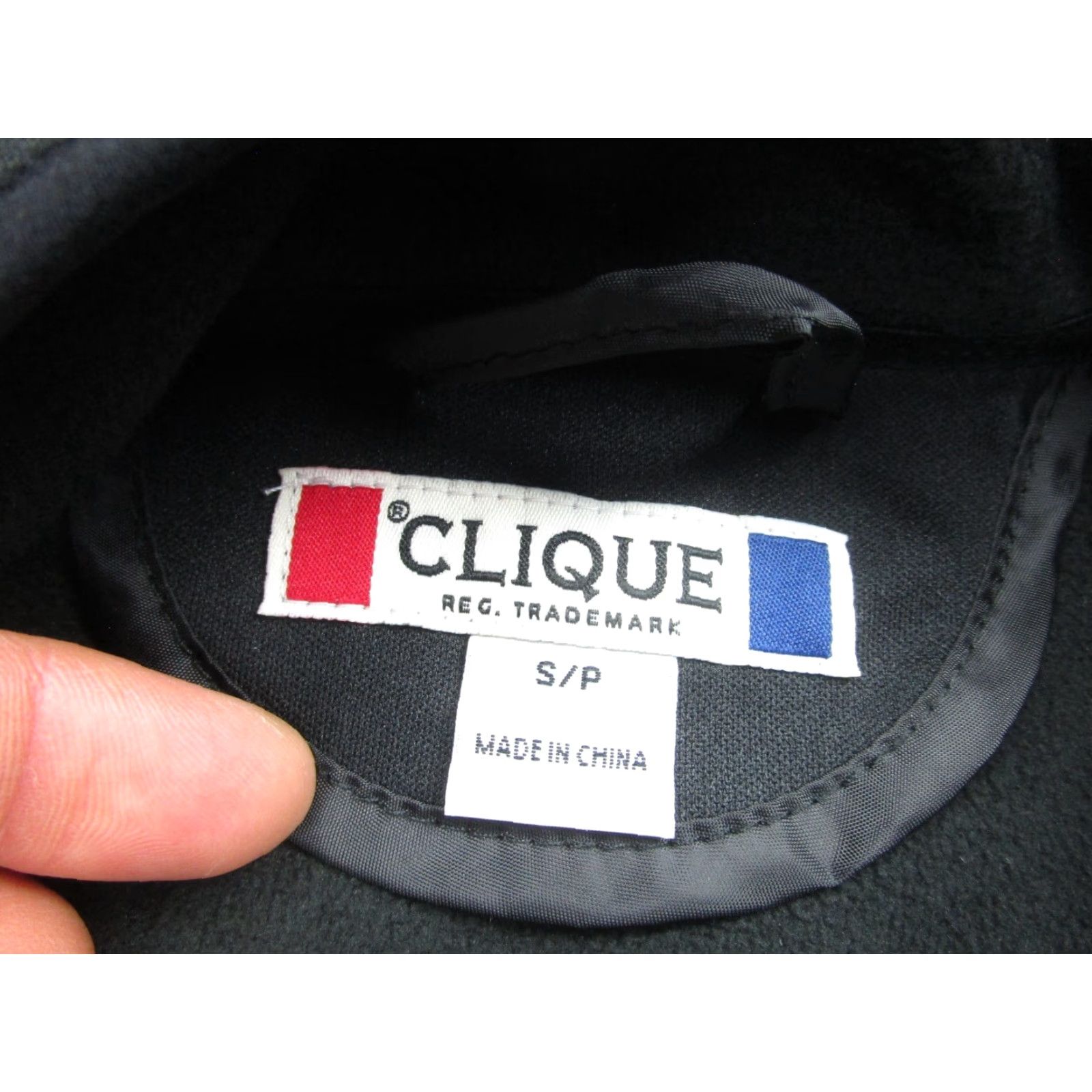 Vintage Clique Jacket Womens S Black Fiery Hybrid Valencia Country Club Golf Course Coat Size S / US 4 / IT 40 - 5 Thumbnail