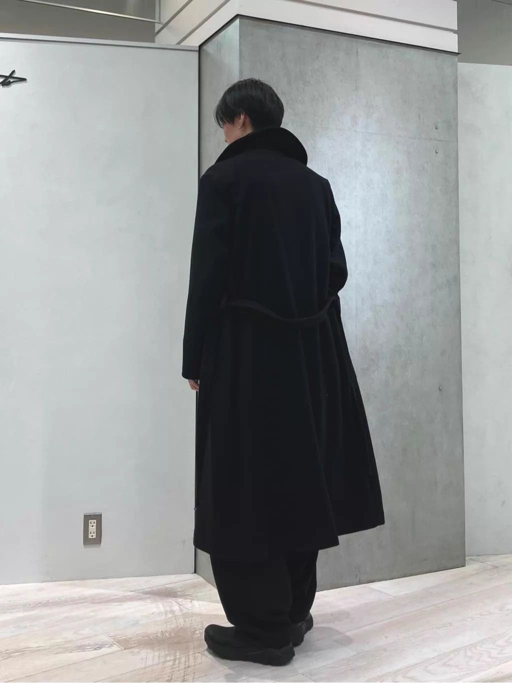 Yohji Yamamoto Yohji Yamamoto 23AW Stand Collar Waist-Tie Coat 1 Size US S / EU 44-46 / 1 - 3 Thumbnail