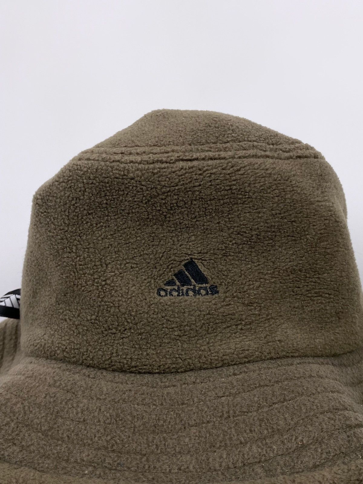 Adidas 1990’s Vintage Adidas Brown Fleece Bucket Hat Size ONE SIZE - 7 Thumbnail
