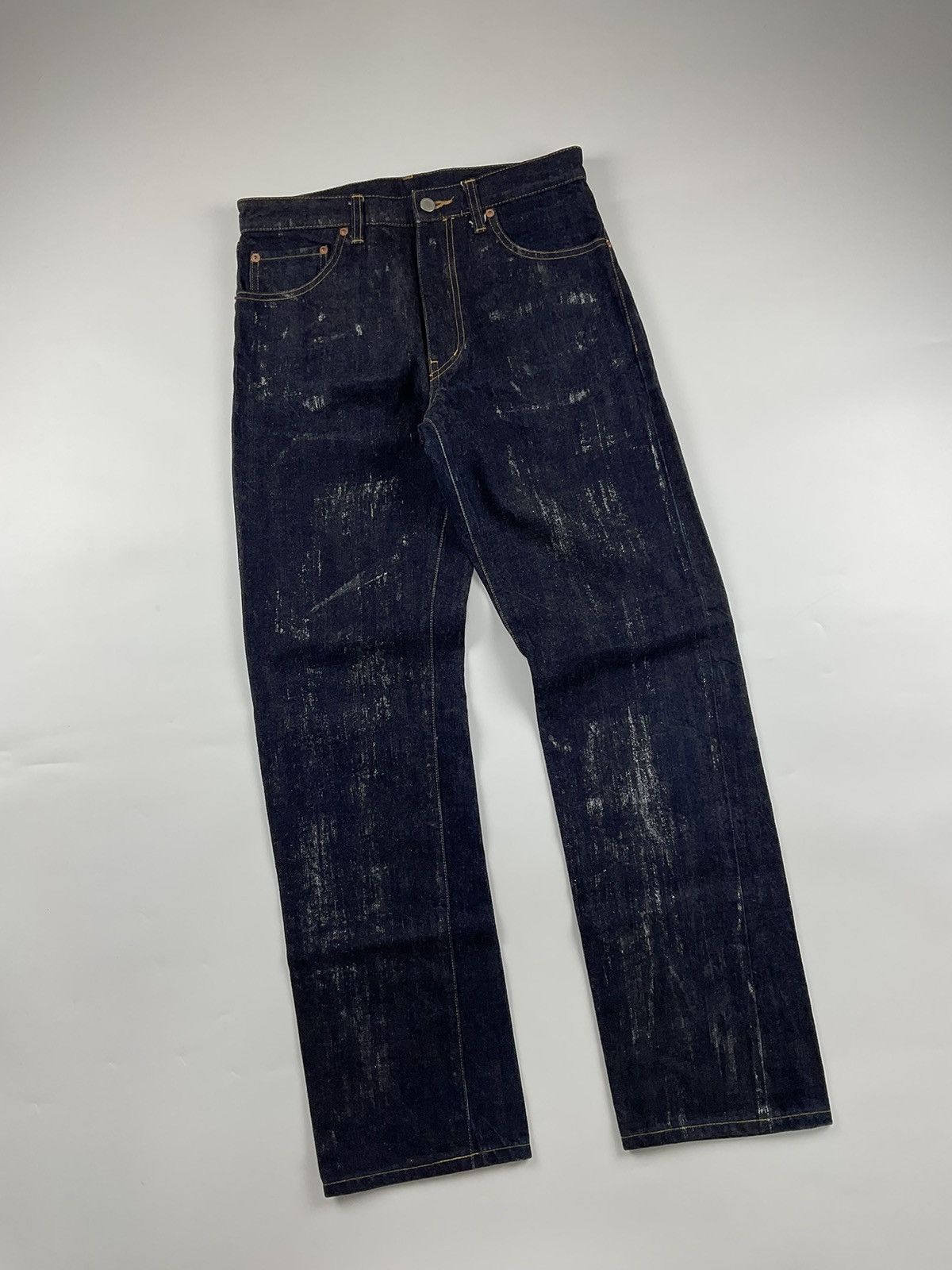 Comme des Garcons Comme des Garcons Homme AD2002 Coated Selvedge Denim Size US 30 / EU 46 - 7 Thumbnail