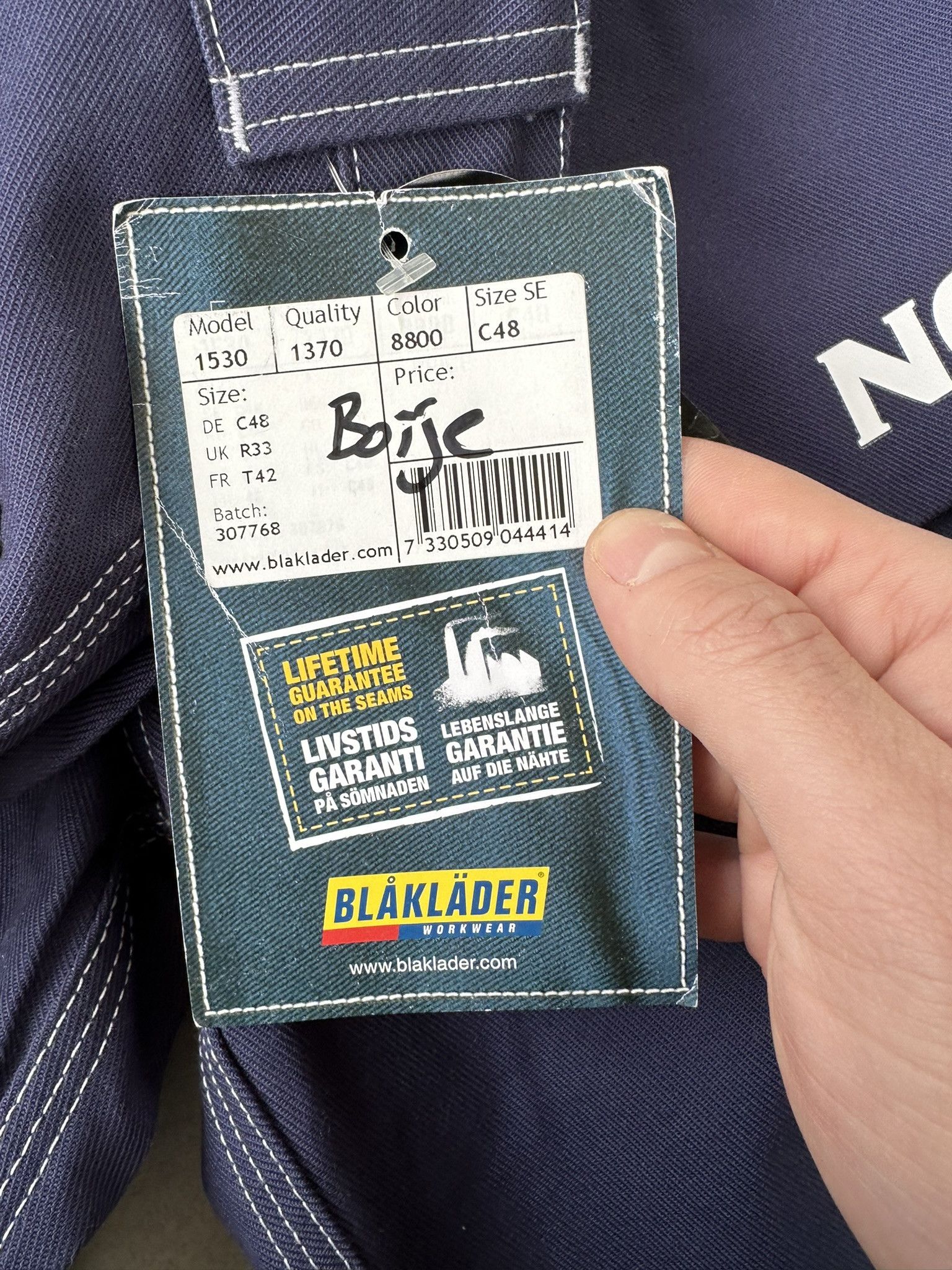 Other Blaklader workwear men pants cargo baggy Size US 32 / EU 48 - 6 Thumbnail
