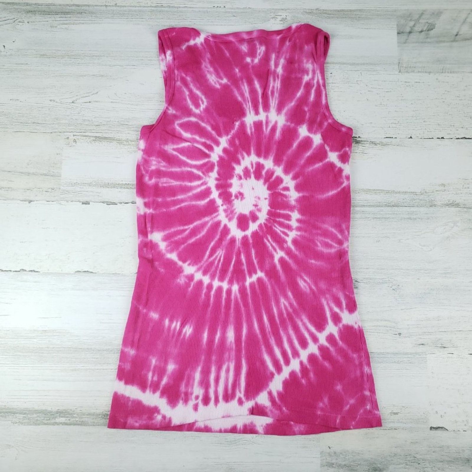 Other NWOT Point Sportswear Tie Dye Pink Spiral Tank Top Medium Size M / US 6-8 / IT 42-44 - 6 Thumbnail