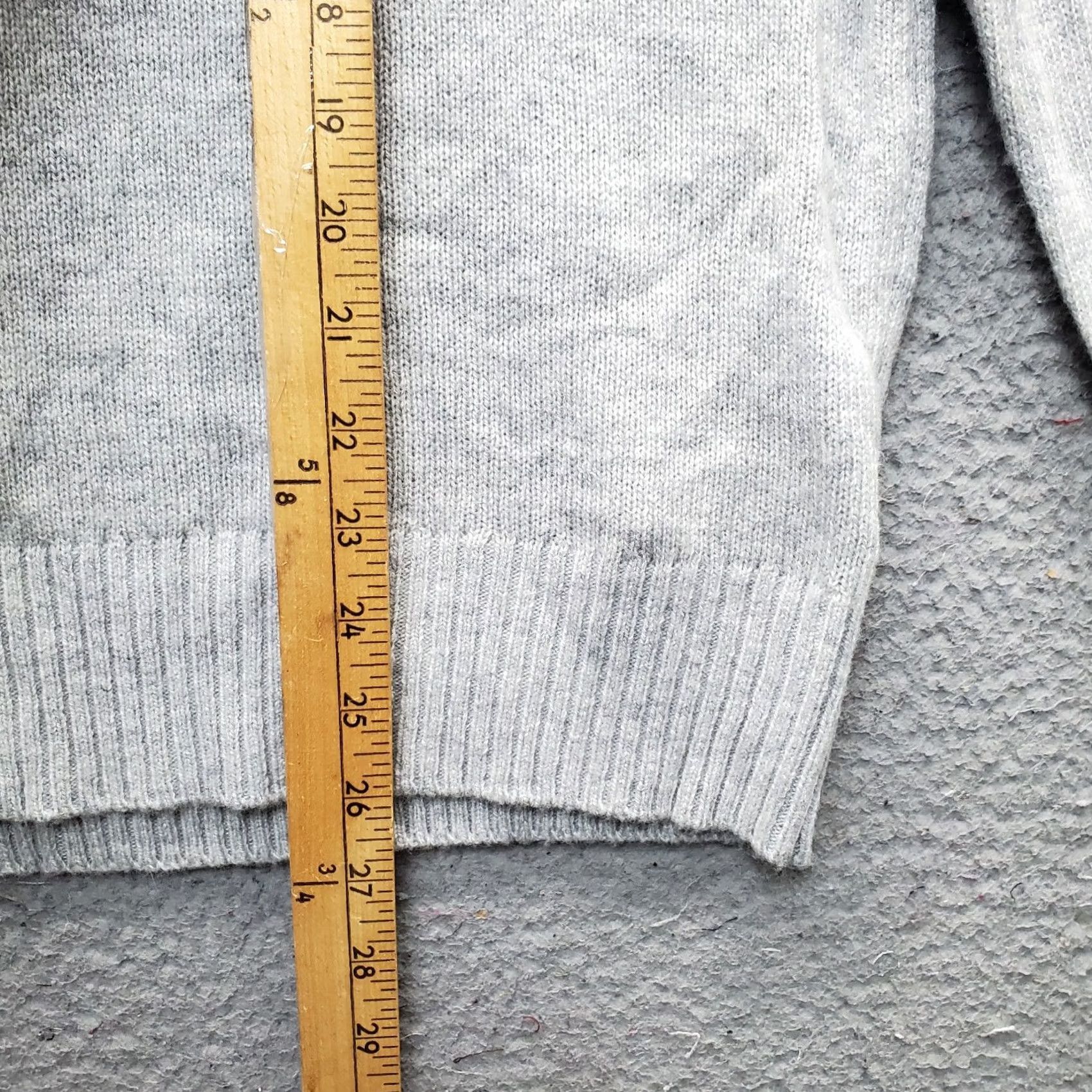 J.Crew J.CREW Henley Sweater: Mens Size M Gray Lambswool Knitted Raglan Pullover Shirt Size US M / EU 48-50 / 2 - 3 Thumbnail