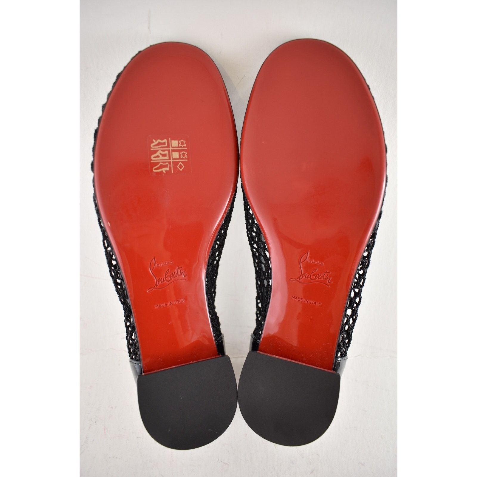 Christian Louboutin Christian Louboutin Sweetie Jane Mesh Flat Black Ballet Size US 7.5 / IT 37.5 - 21 Thumbnail