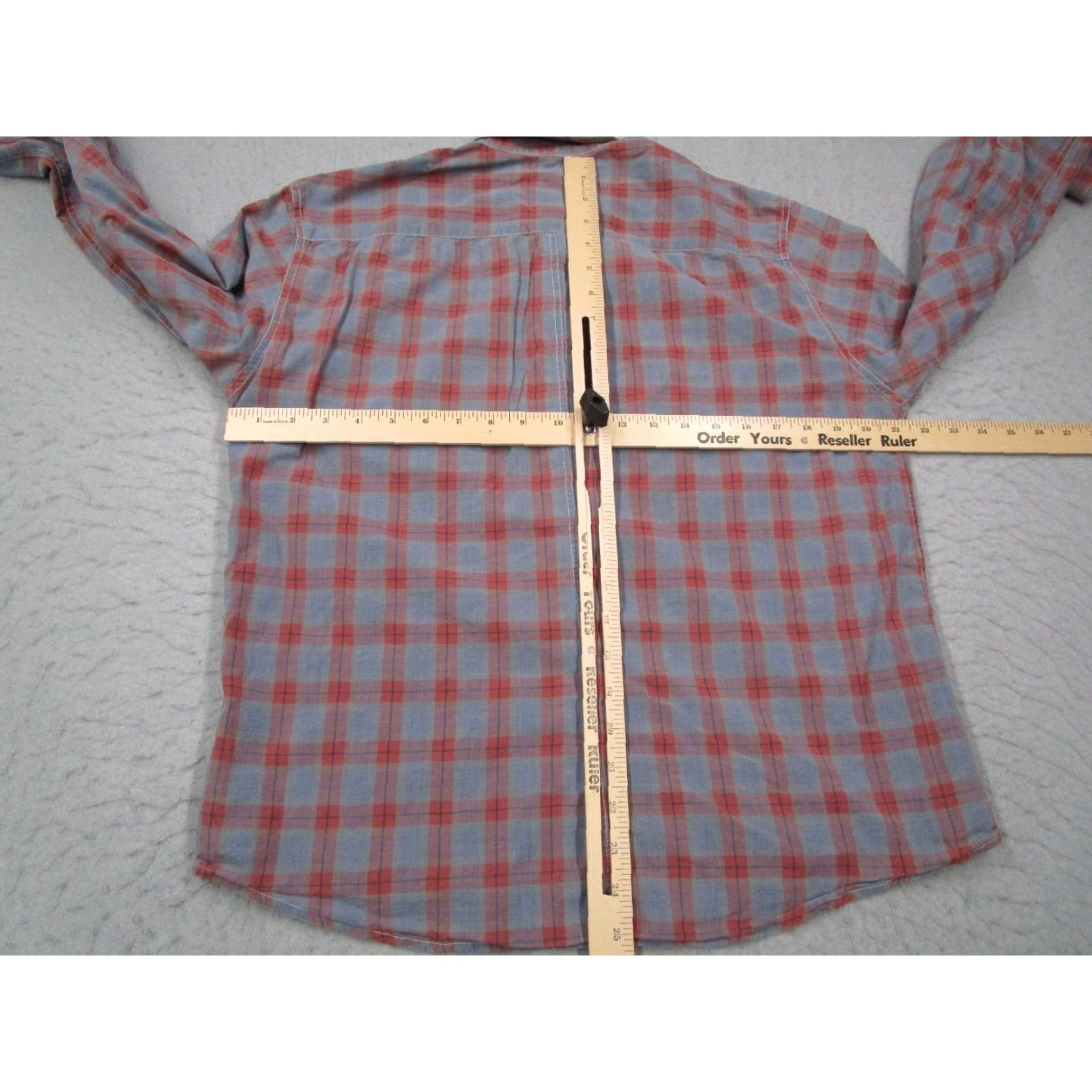 Frank & Eileen Frank & Eileen Shirt Women Small Blue Check Knit Button Up Made in USA Size S / US 4 / IT 40 - 5 Thumbnail