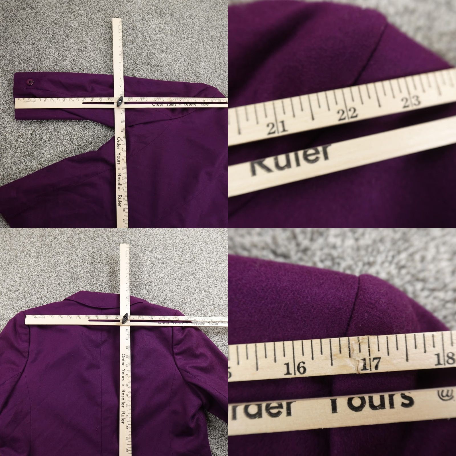 Pendleton VTG Pendleton Blazer Womens 16 Purple Wool Sport Coat Suit Jacket Top USA 80s Size XXL / US 16-18 / IT 52-54 - 9 Thumbnail