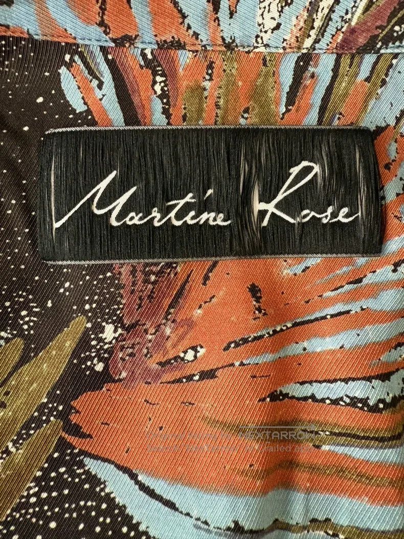 Martine Rose Martine Rose Flame-printed shirt Size US XS / EU 42 / 0 - 6 Thumbnail