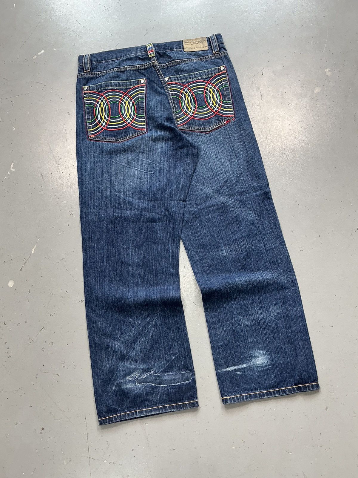 Coogi × Fubu × Vintage Rare vintage Coogi embroidered baggyfit denim pant Size US 36 / EU 52 - 7 Thumbnail